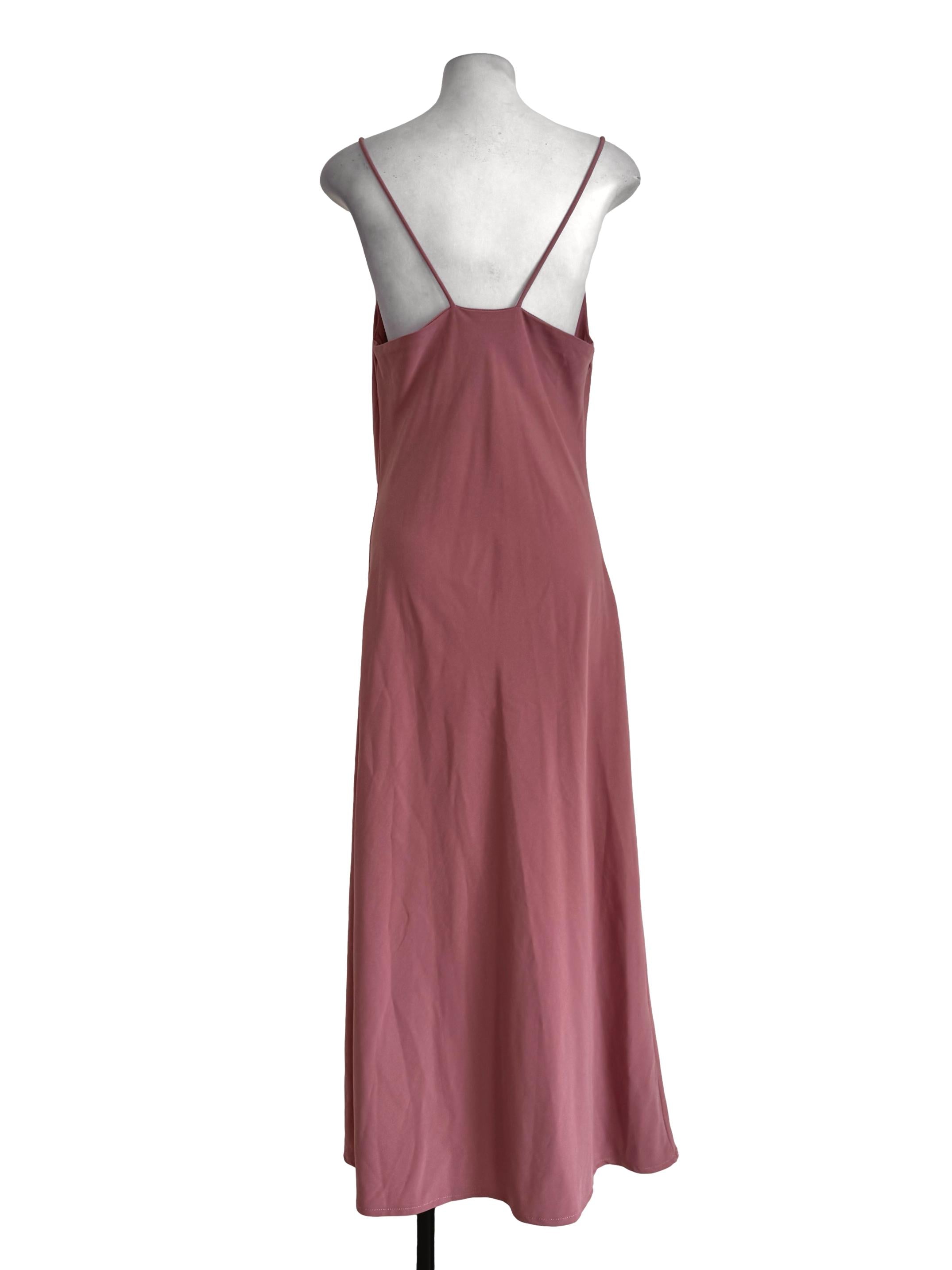Dusty Rose Sleeveless Bodycon Dress TEM