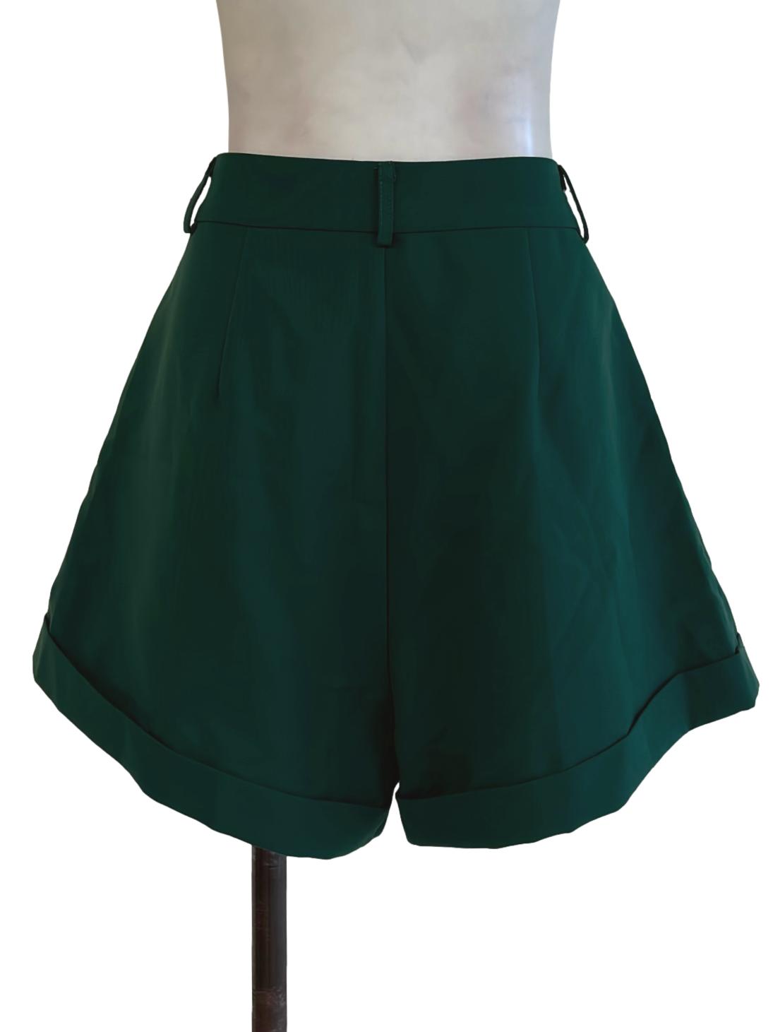 Fern Green Unlined Casual Shorts YHF