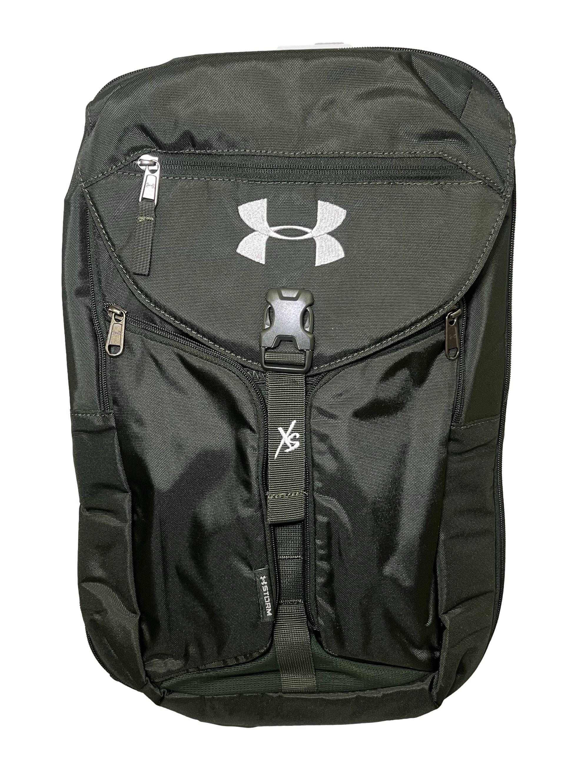 Green Polyester Sling Backpack CSN