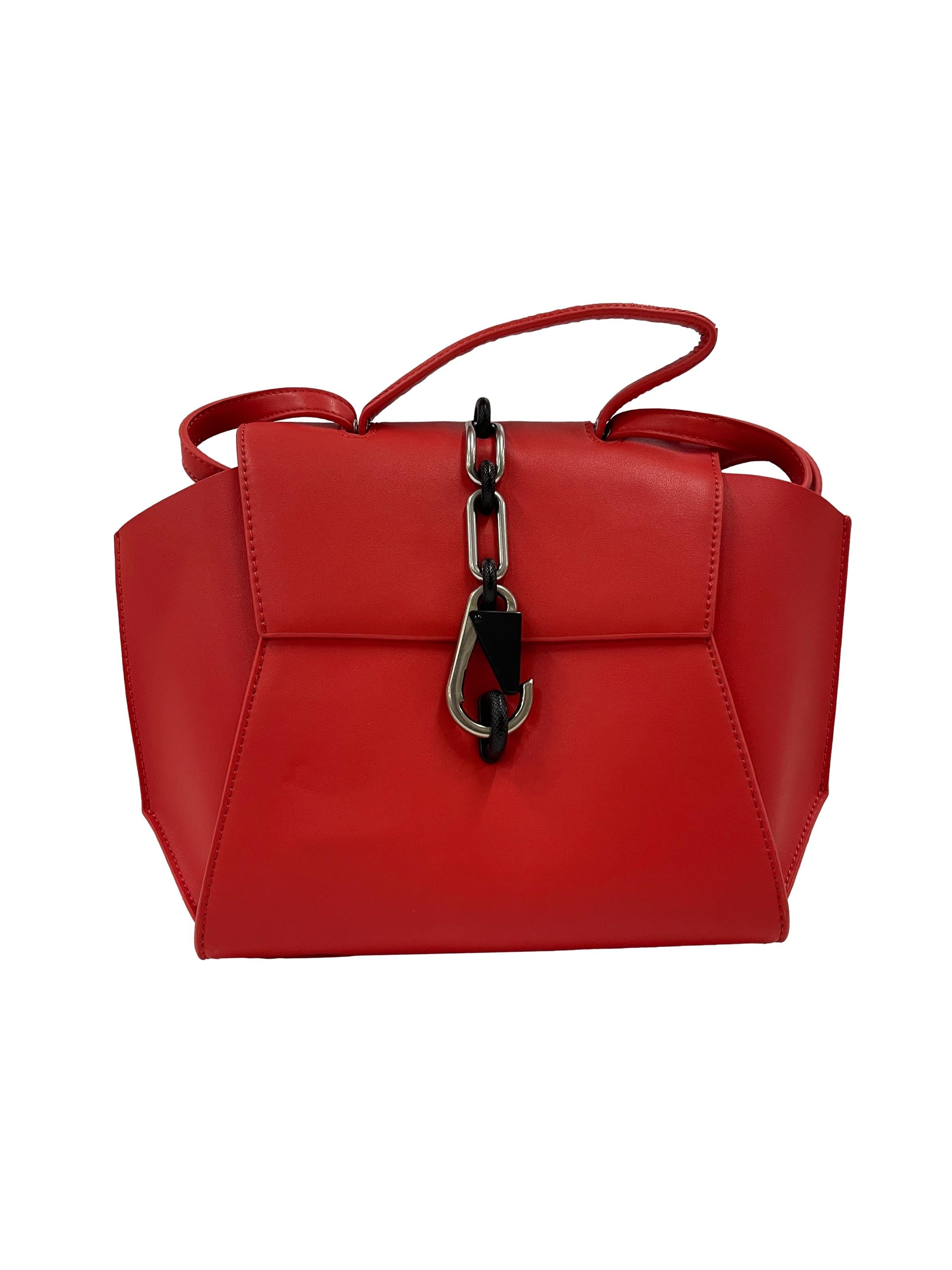 Bright red outlet crossbody bag