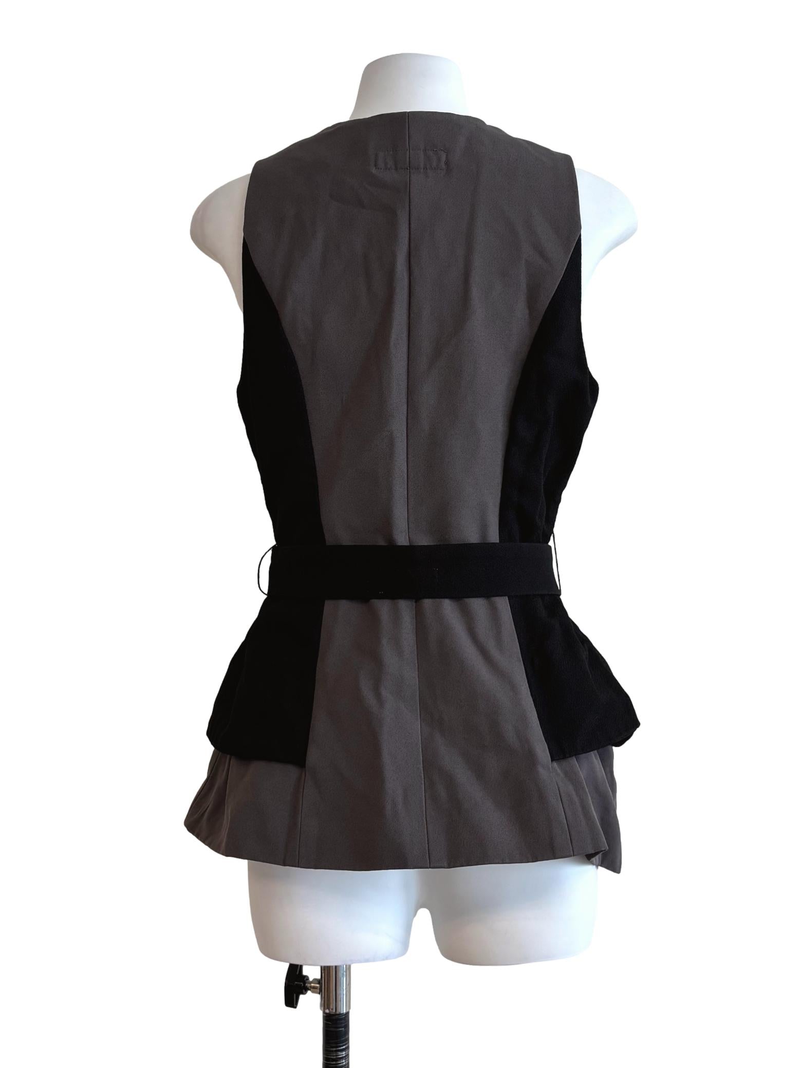 Seal Grey Zip Up Top