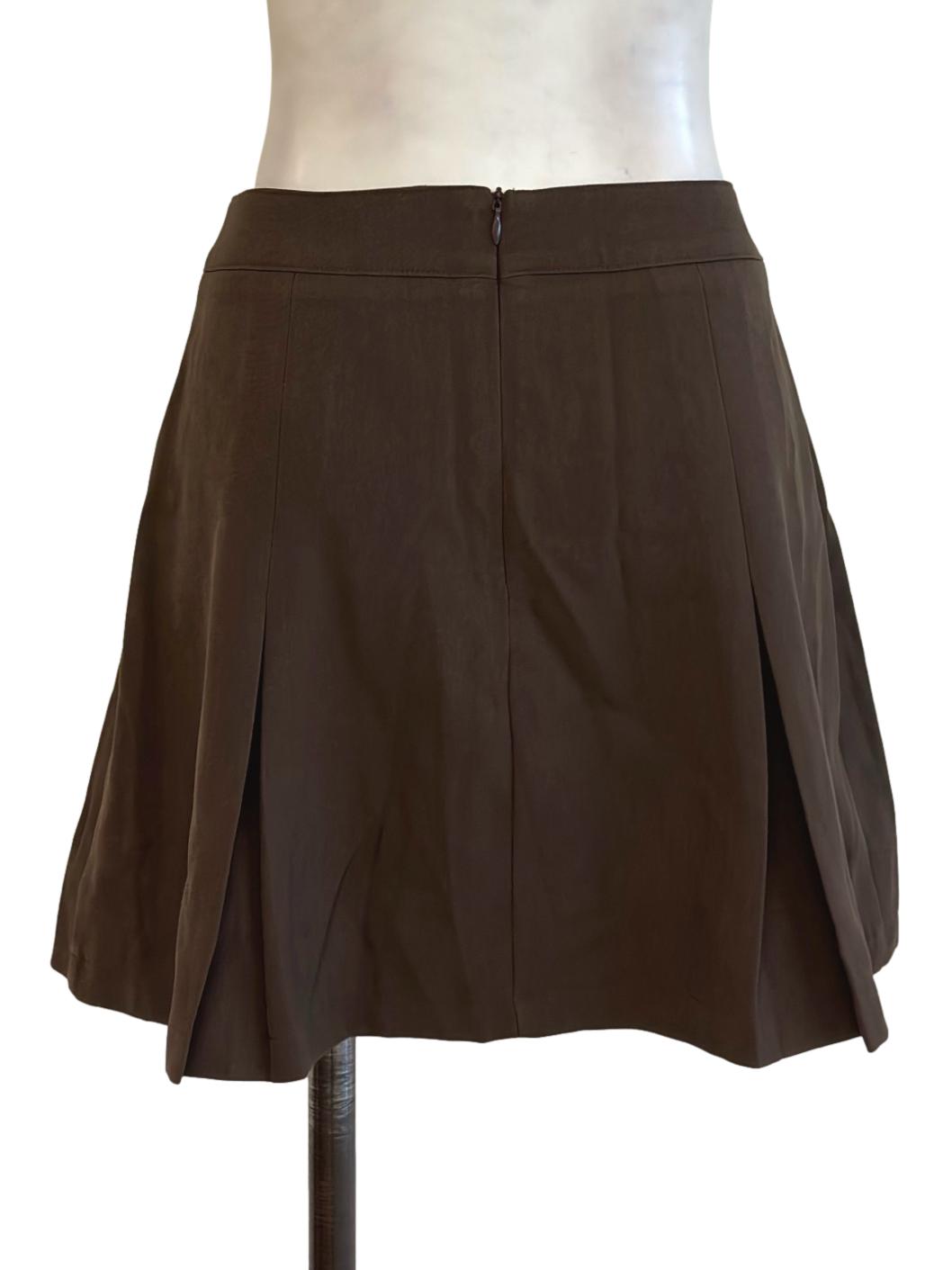 Penny Brown Mini Skirt