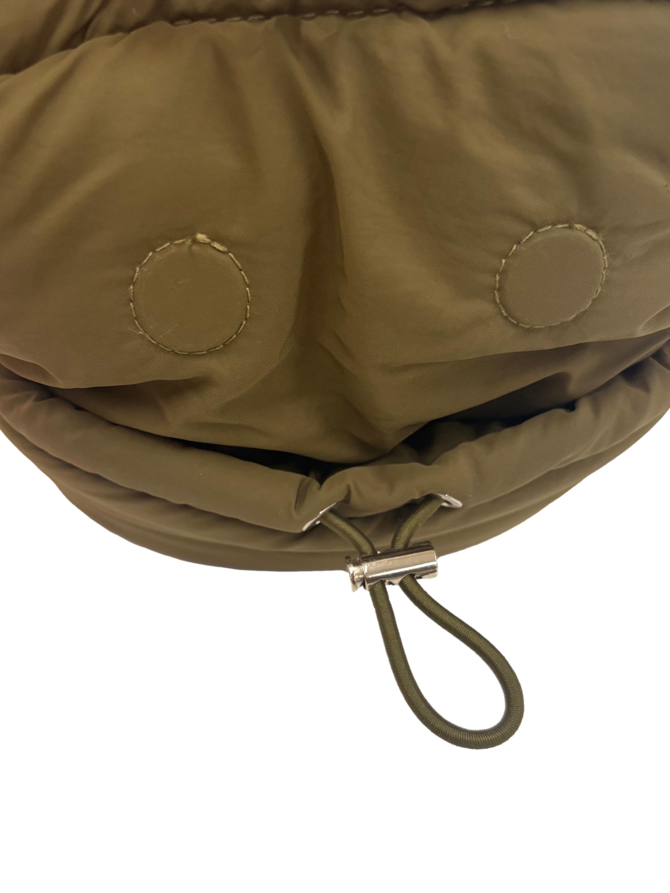 Olive Nylon Renn Mini Backpack