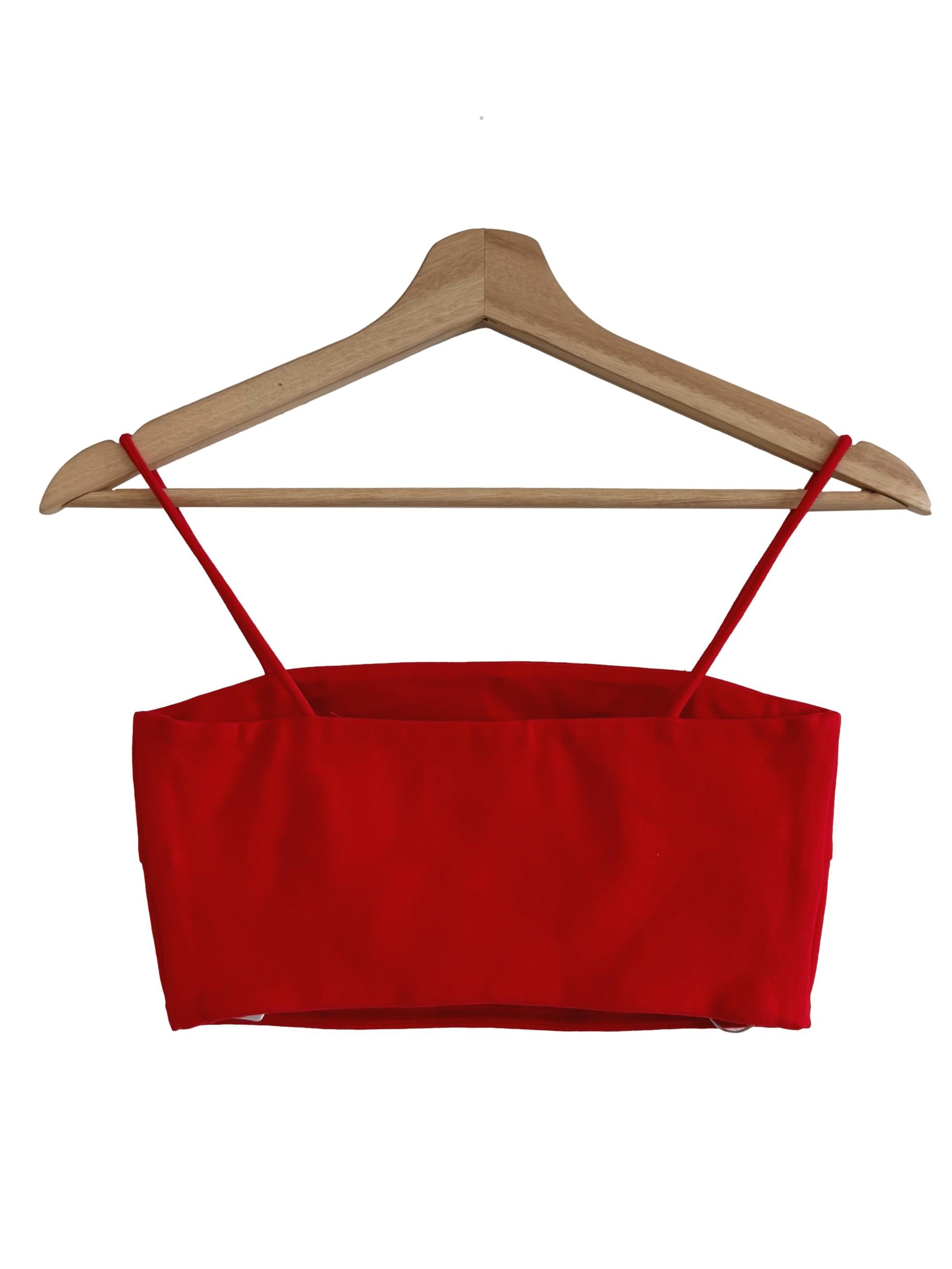 Flame Red Bralet LB