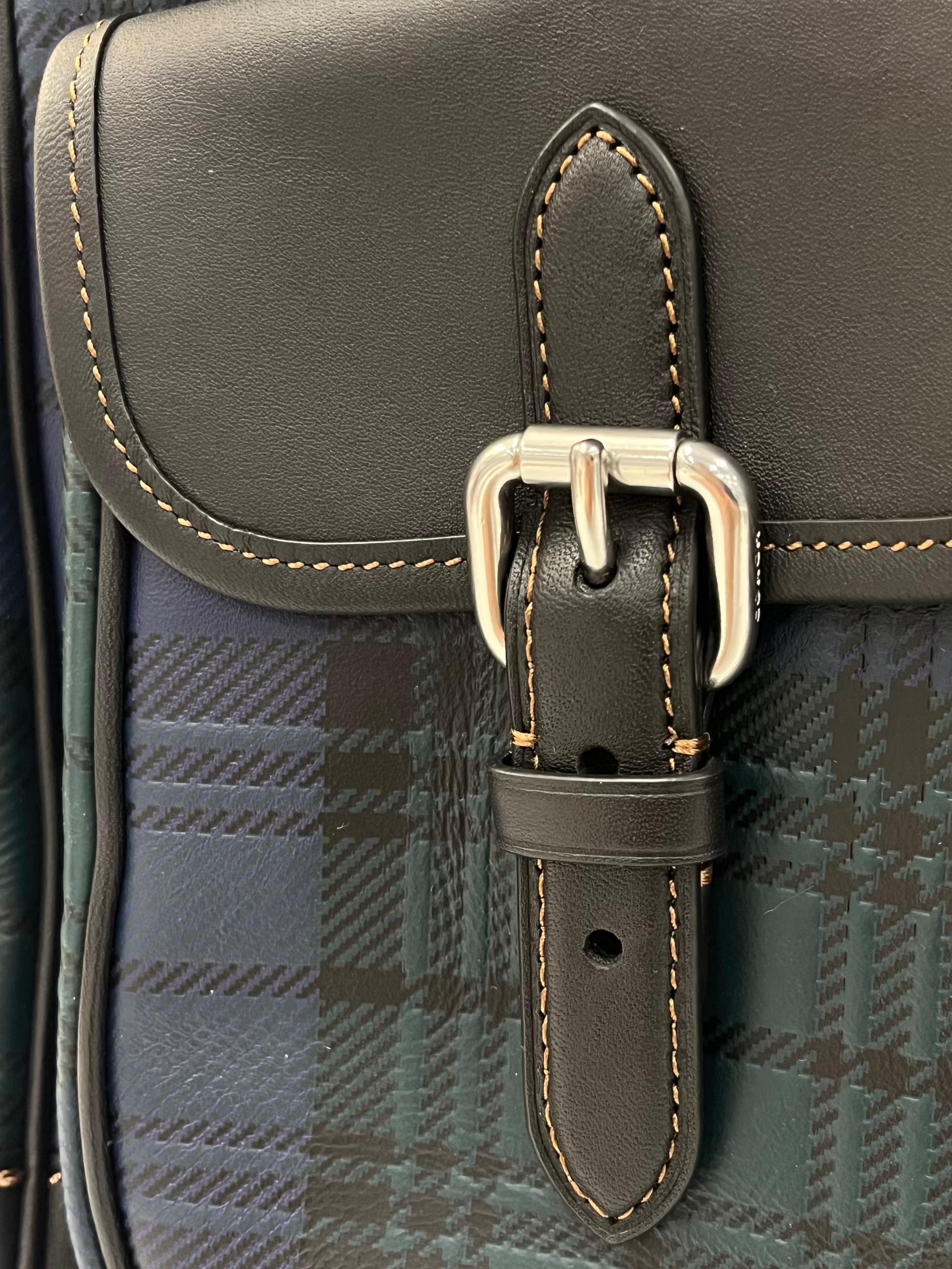 Frankie Black Backpack With Green And Blue Plaid Print Backpack CSN