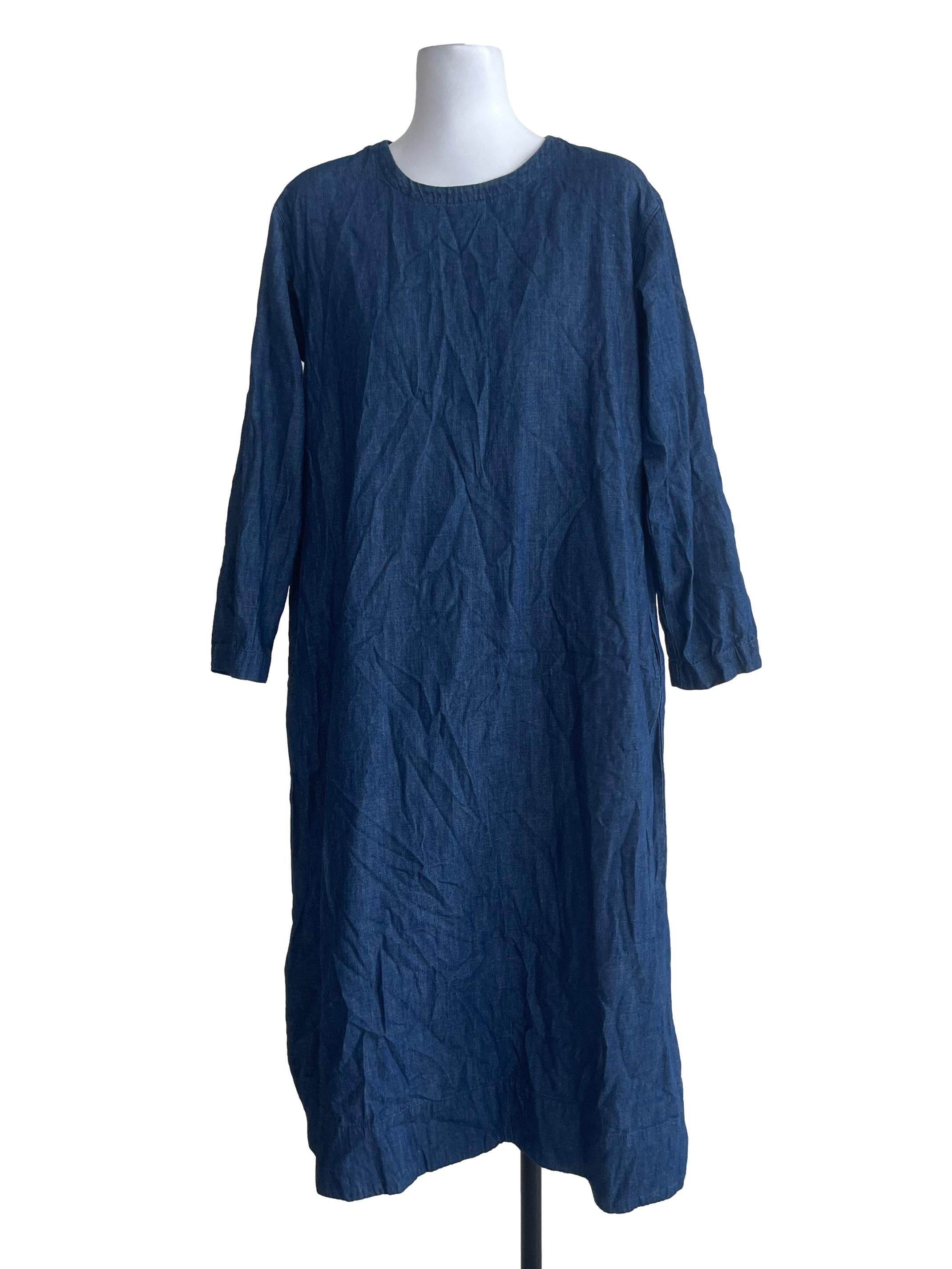 Denim Blue Maxi Dress