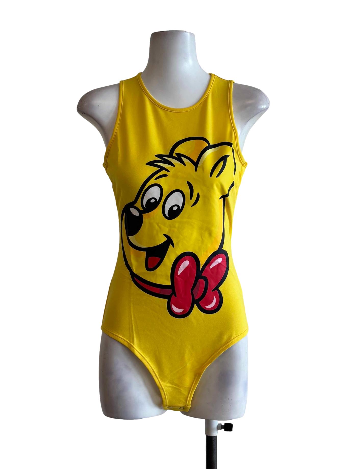 Yellow Haribo Sleeveless Bodysuit
