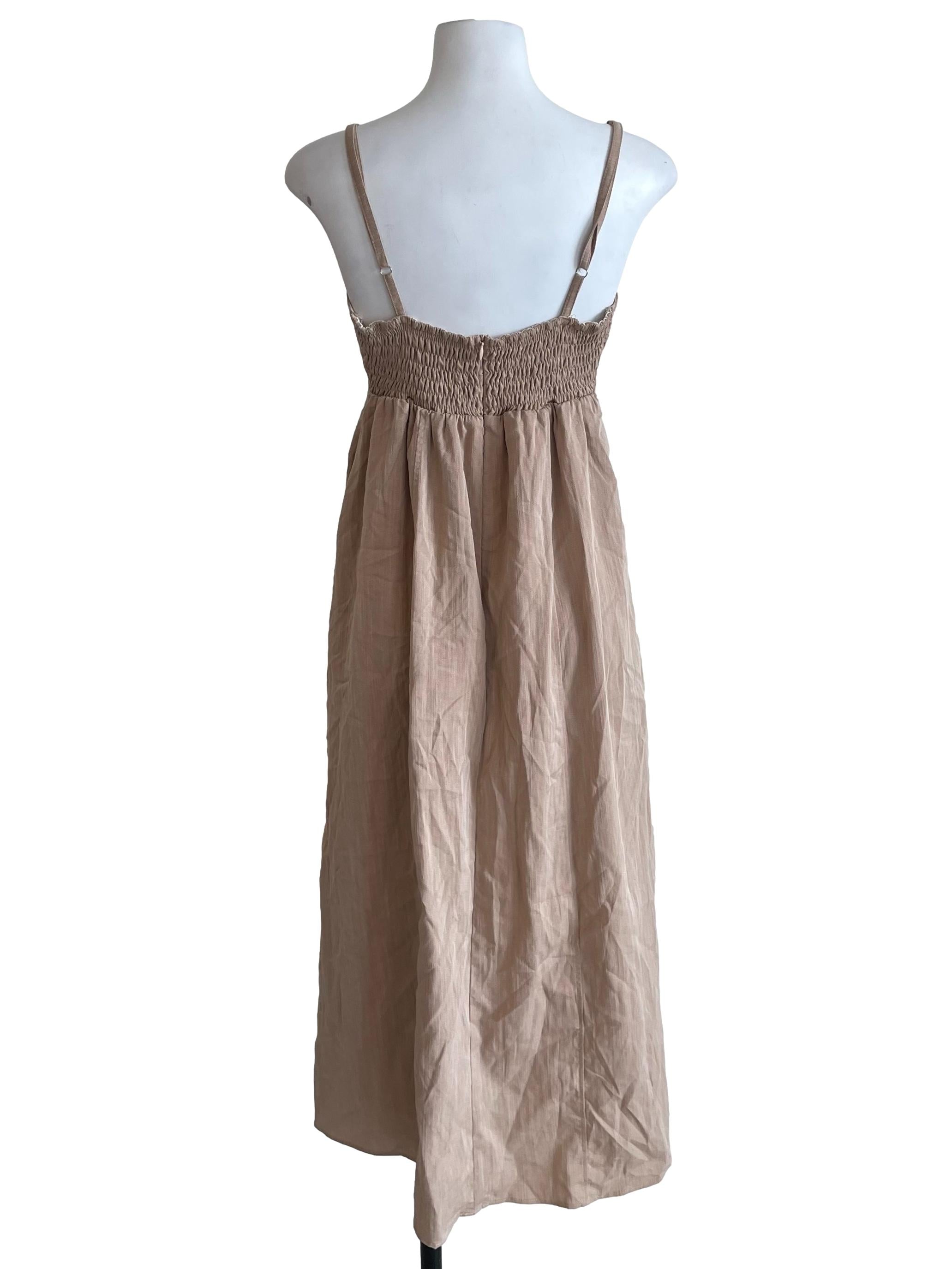 Latte Brown Cami Slip Dress