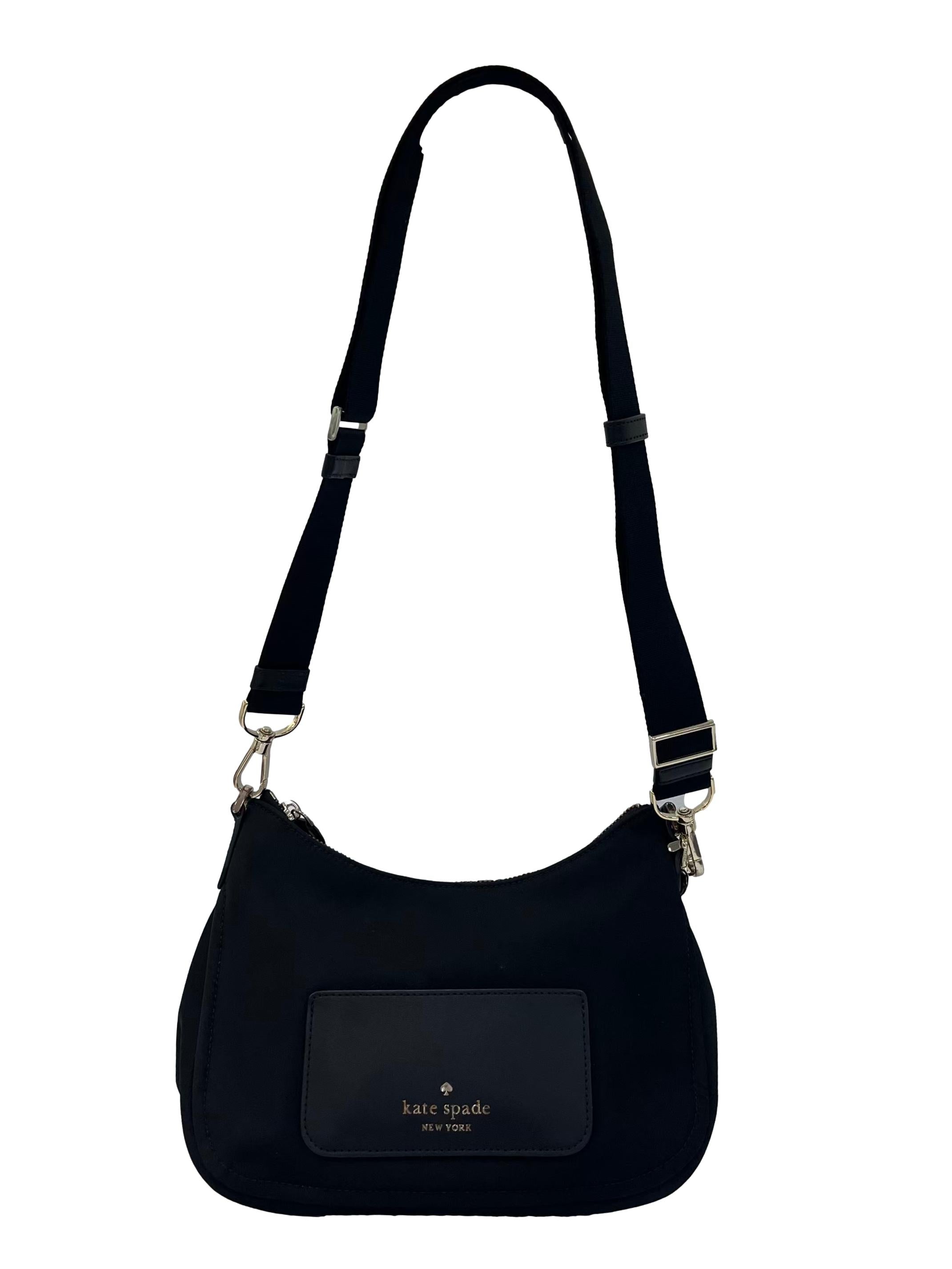 Black Nylon Chelsea Crossbody Bag Crossbody Bag With Detachable Pouch CSN