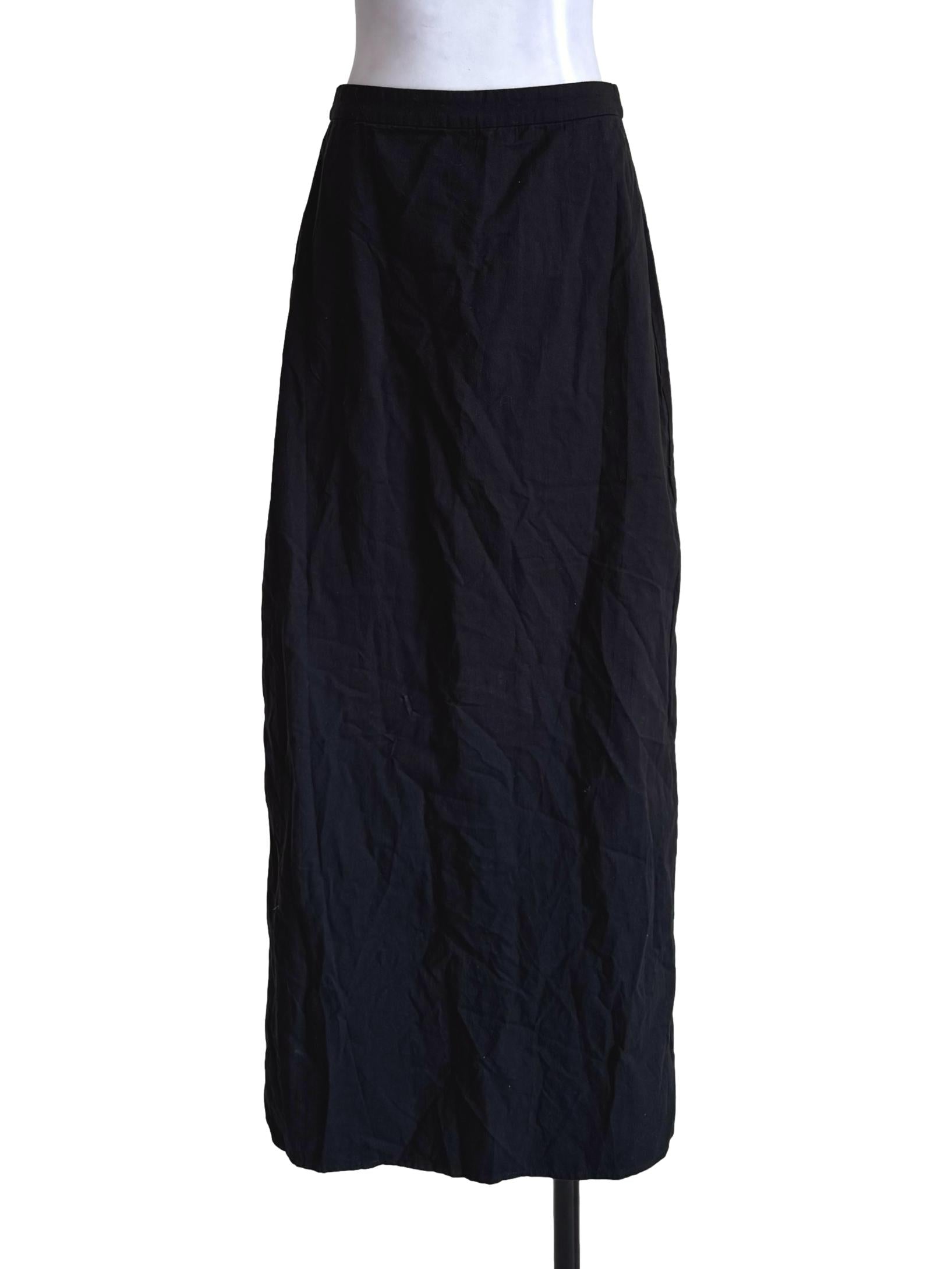 Carbon Black Pencil Cut Skirt TTR