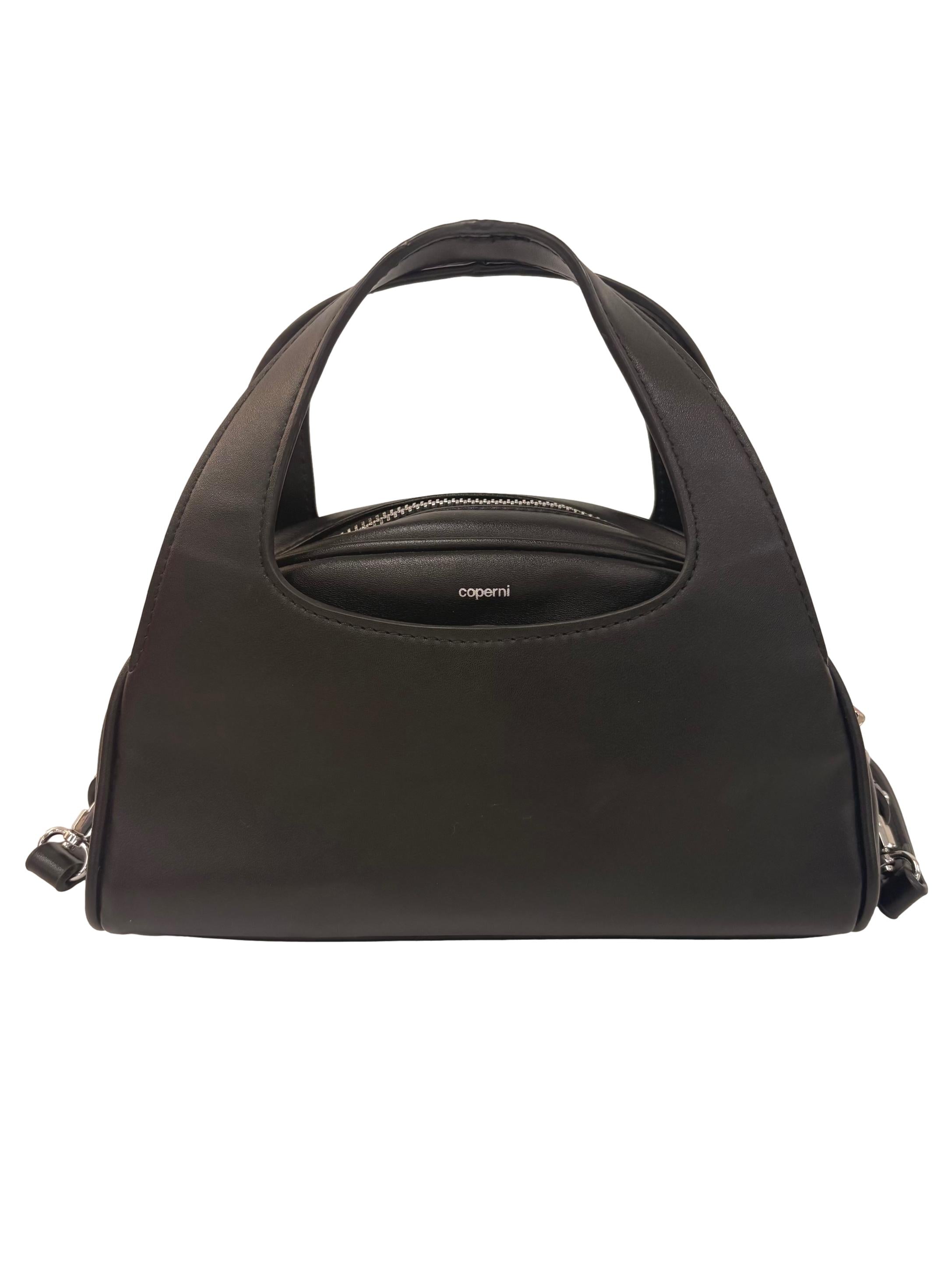 Black Leather Coperni Crossbody Bag CSN