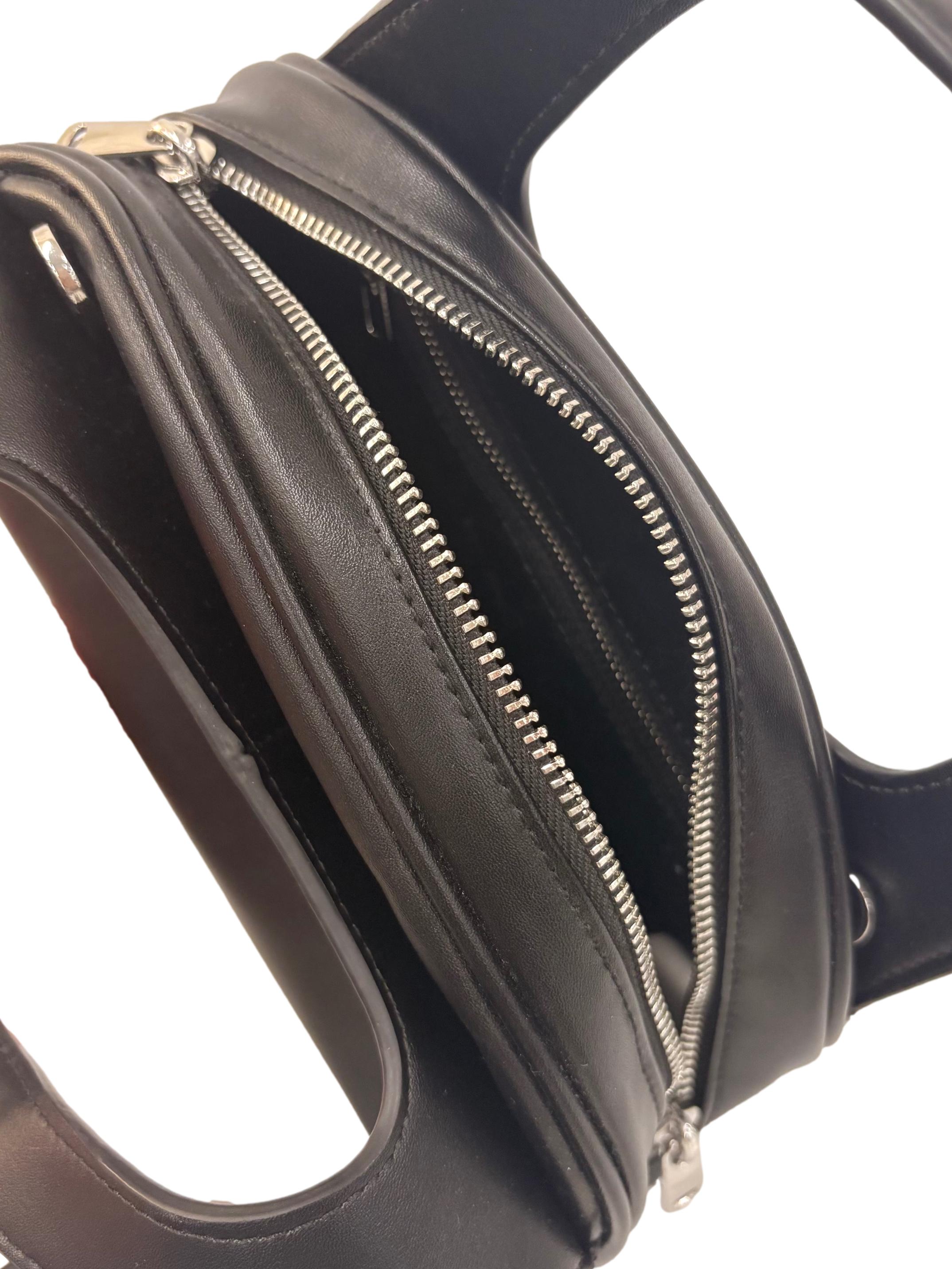 Black Leather Coperni Crossbody Bag CSN