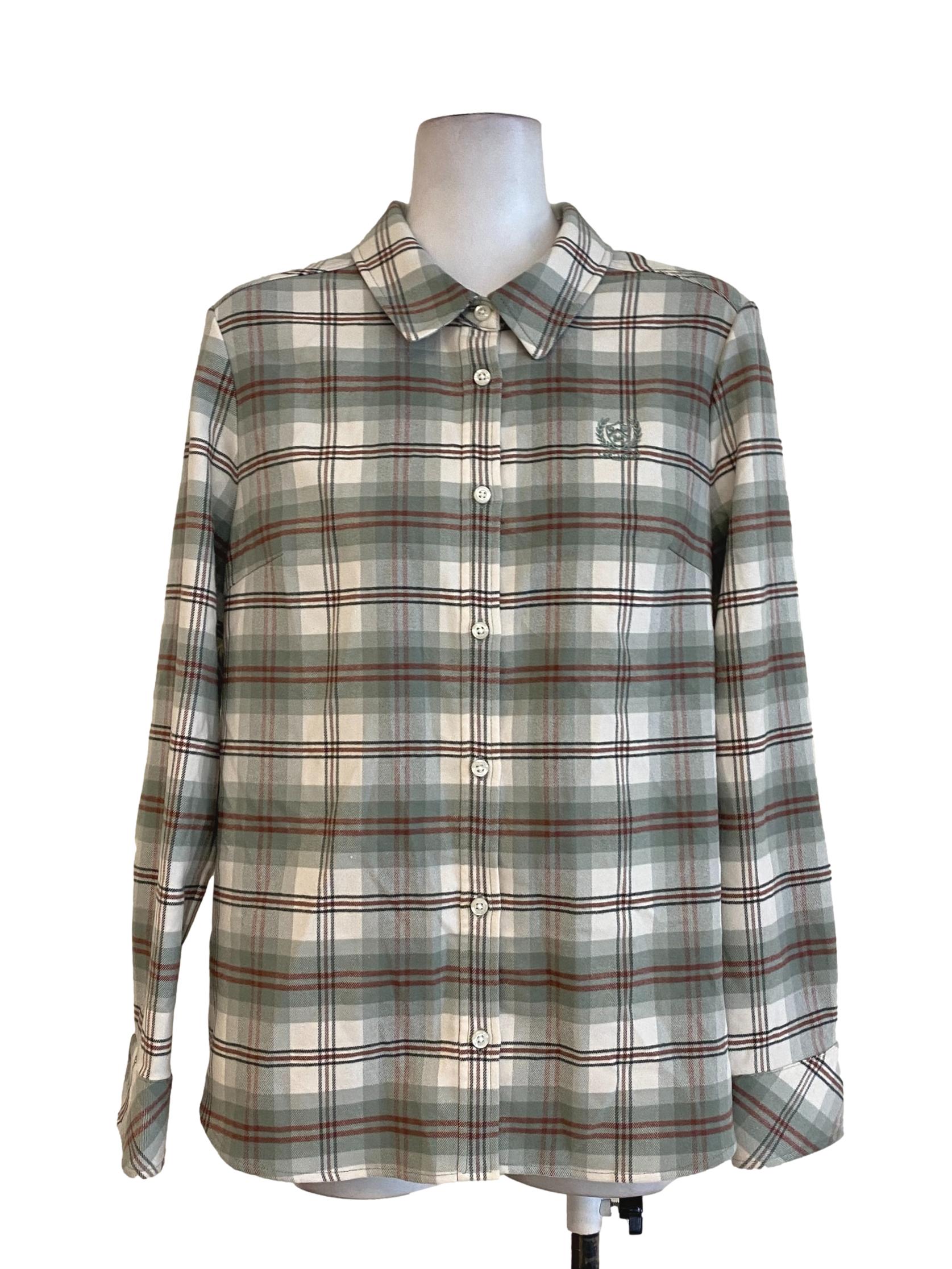 Green Tartan Blouse