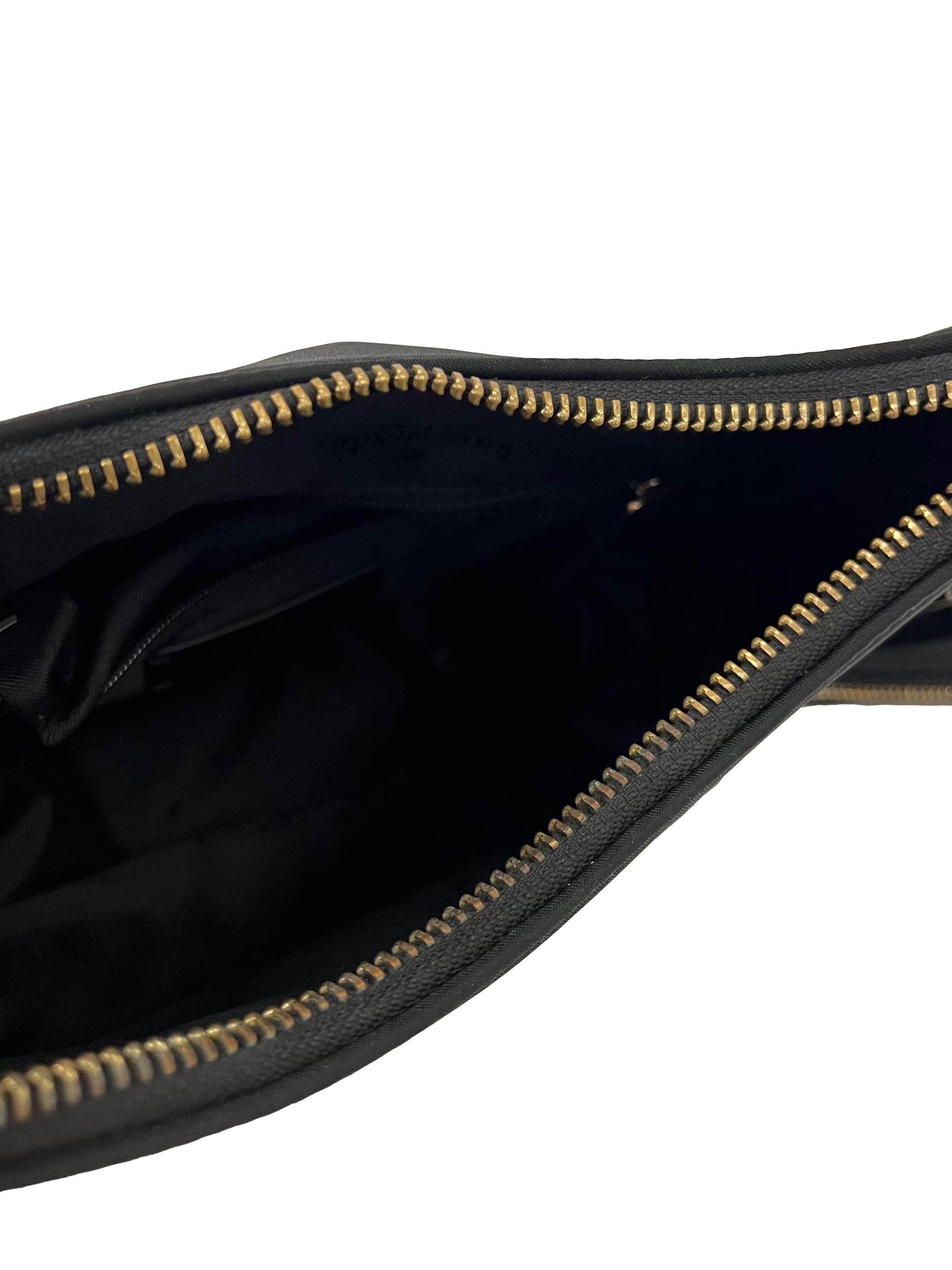 Black Nylon Chelsea Crossbody Bag Crossbody Bag With Detachable Pouch CSN