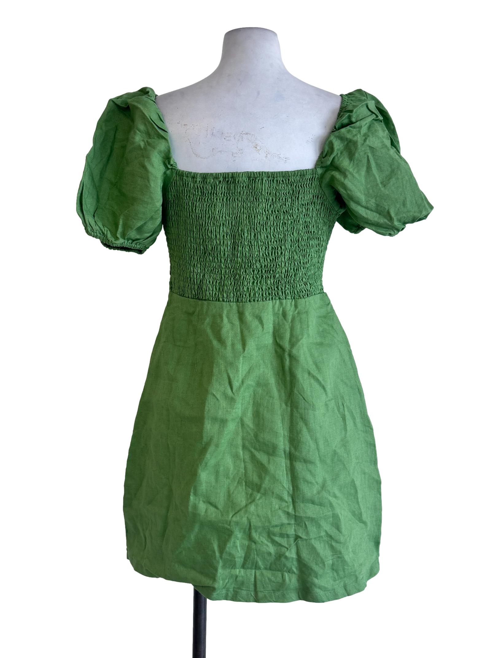 Pickle Green Puffy Dress TEM