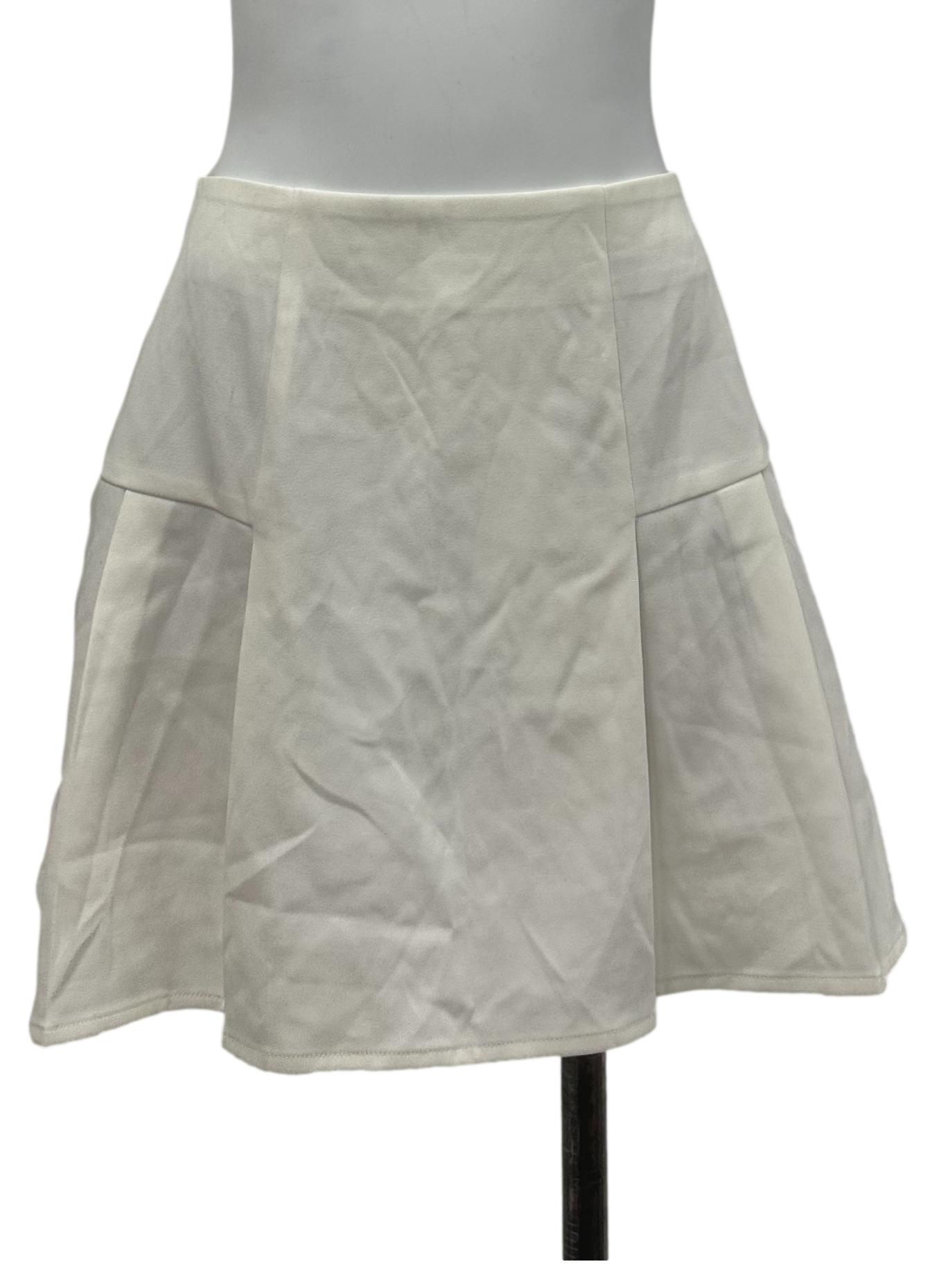 White Pleat Skirt