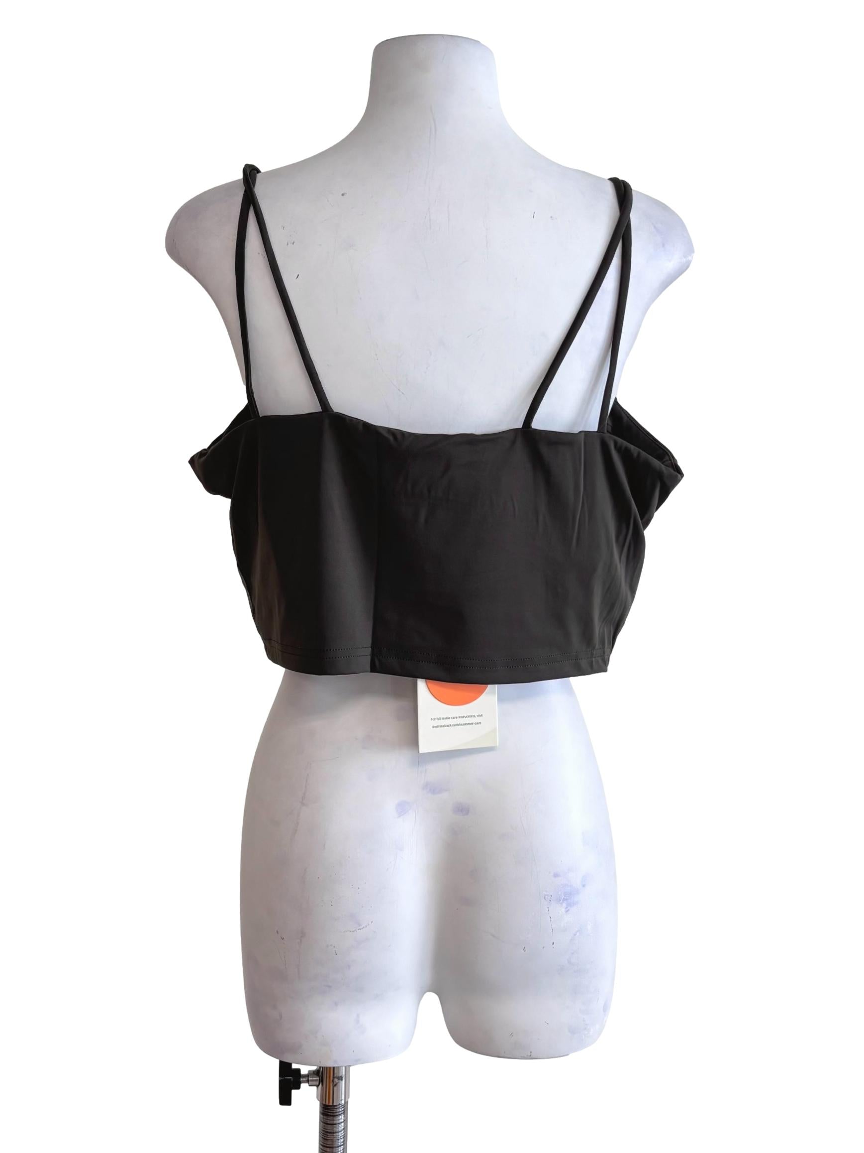 Dark Green Constance Double Strap Padded Top