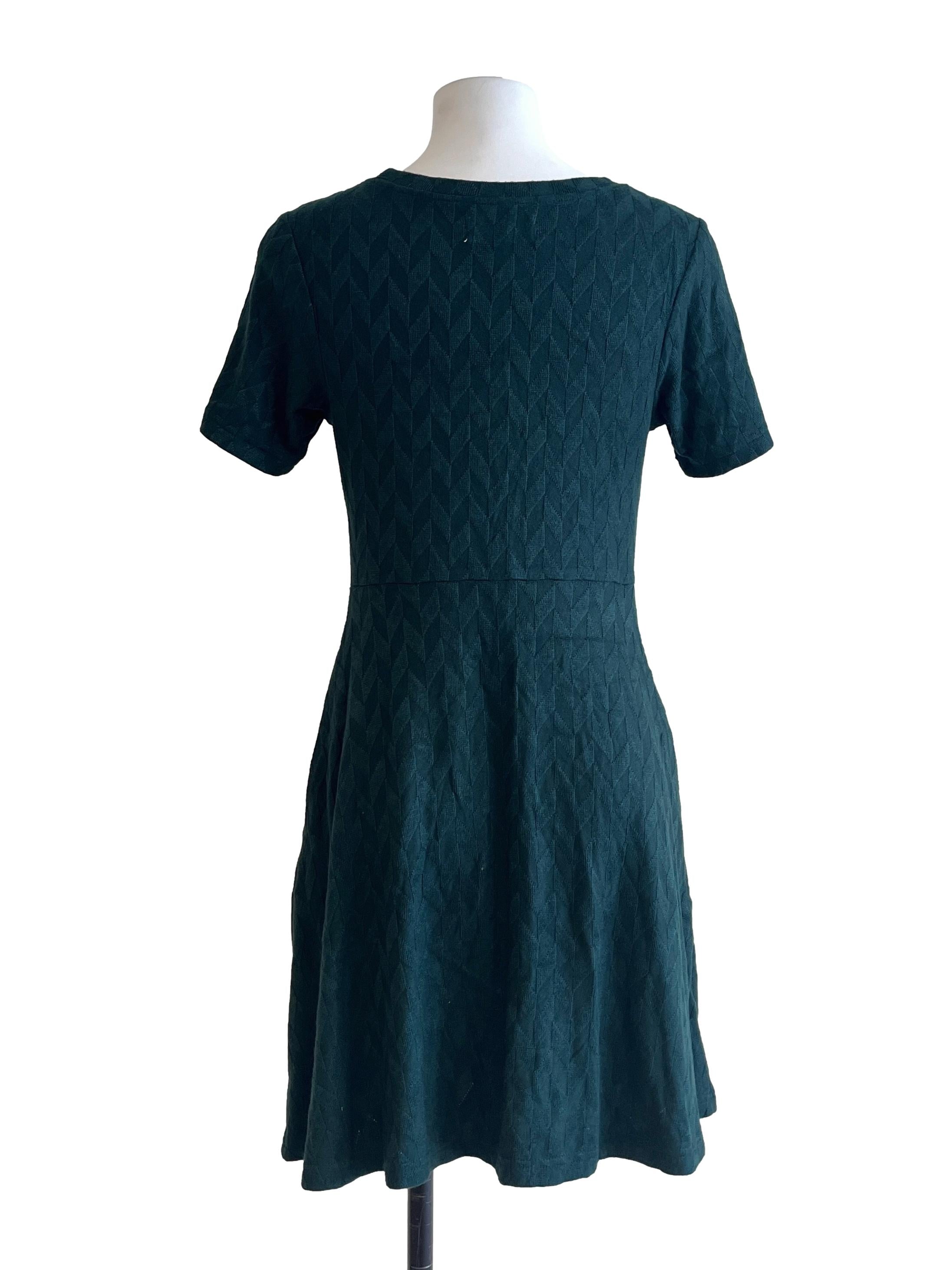 Emerald Green Halter Mini Dress