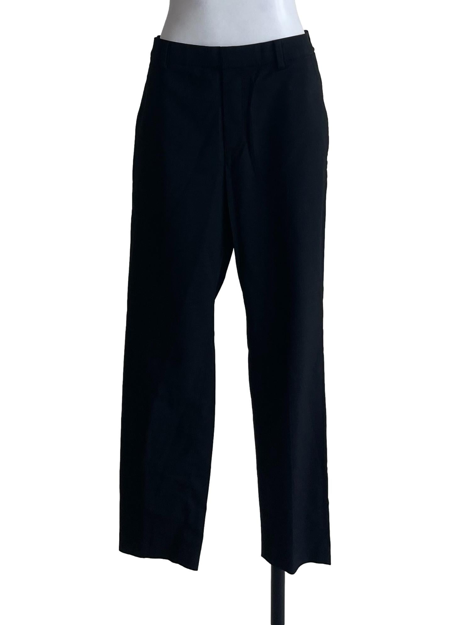 Blue Black Grid Slacks