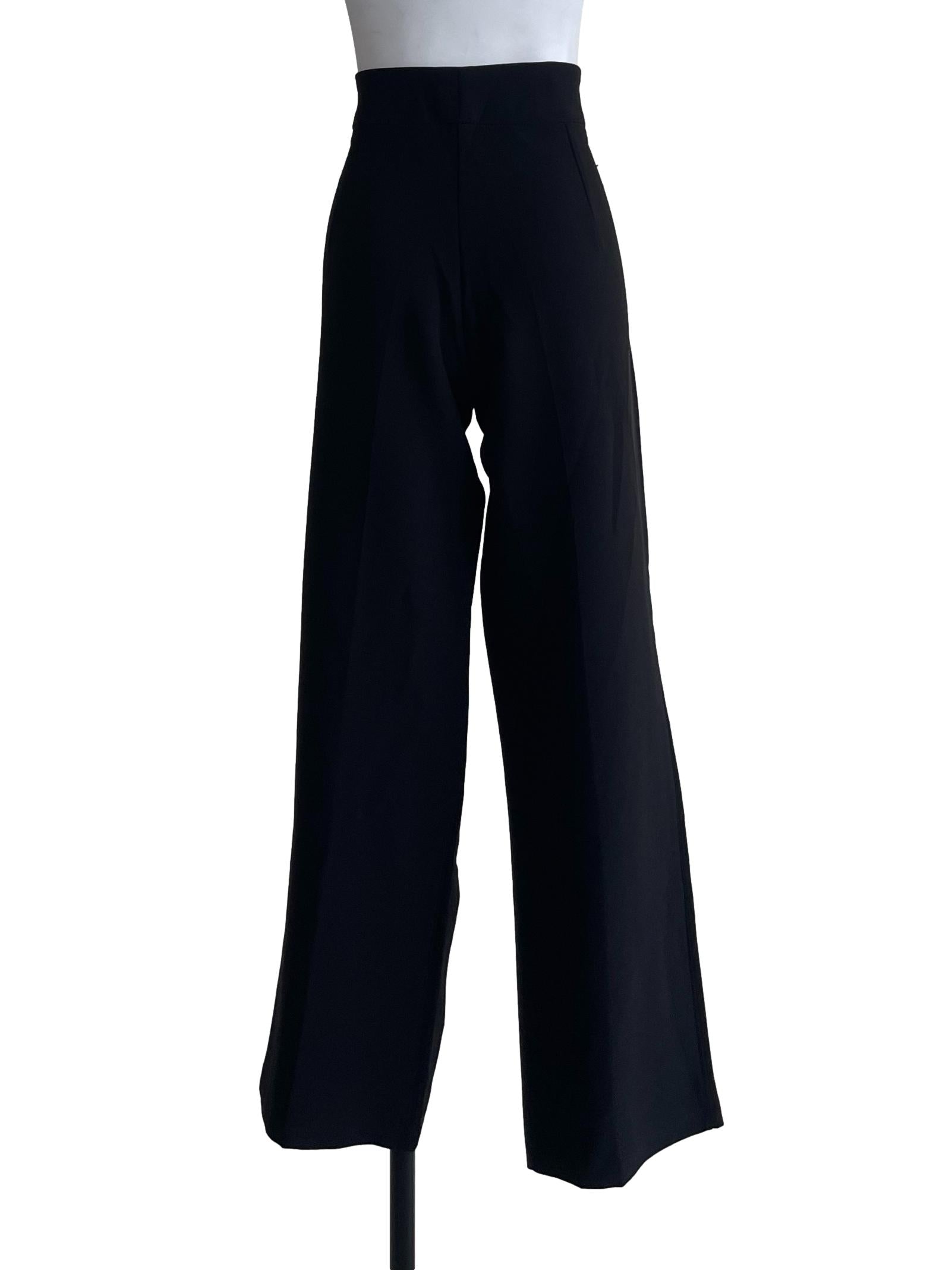 Black High Rise Pants