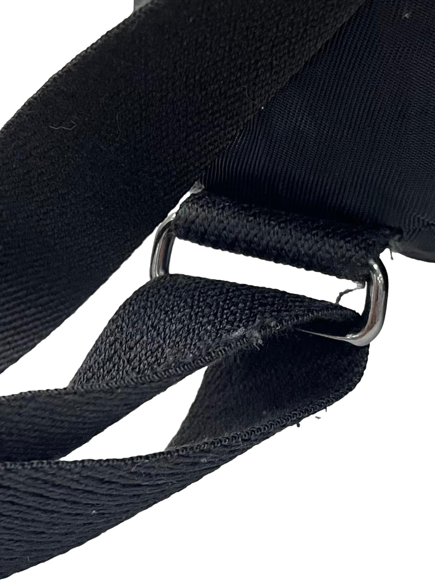 Black Nylon With Drawstring Closure Backpack CSN