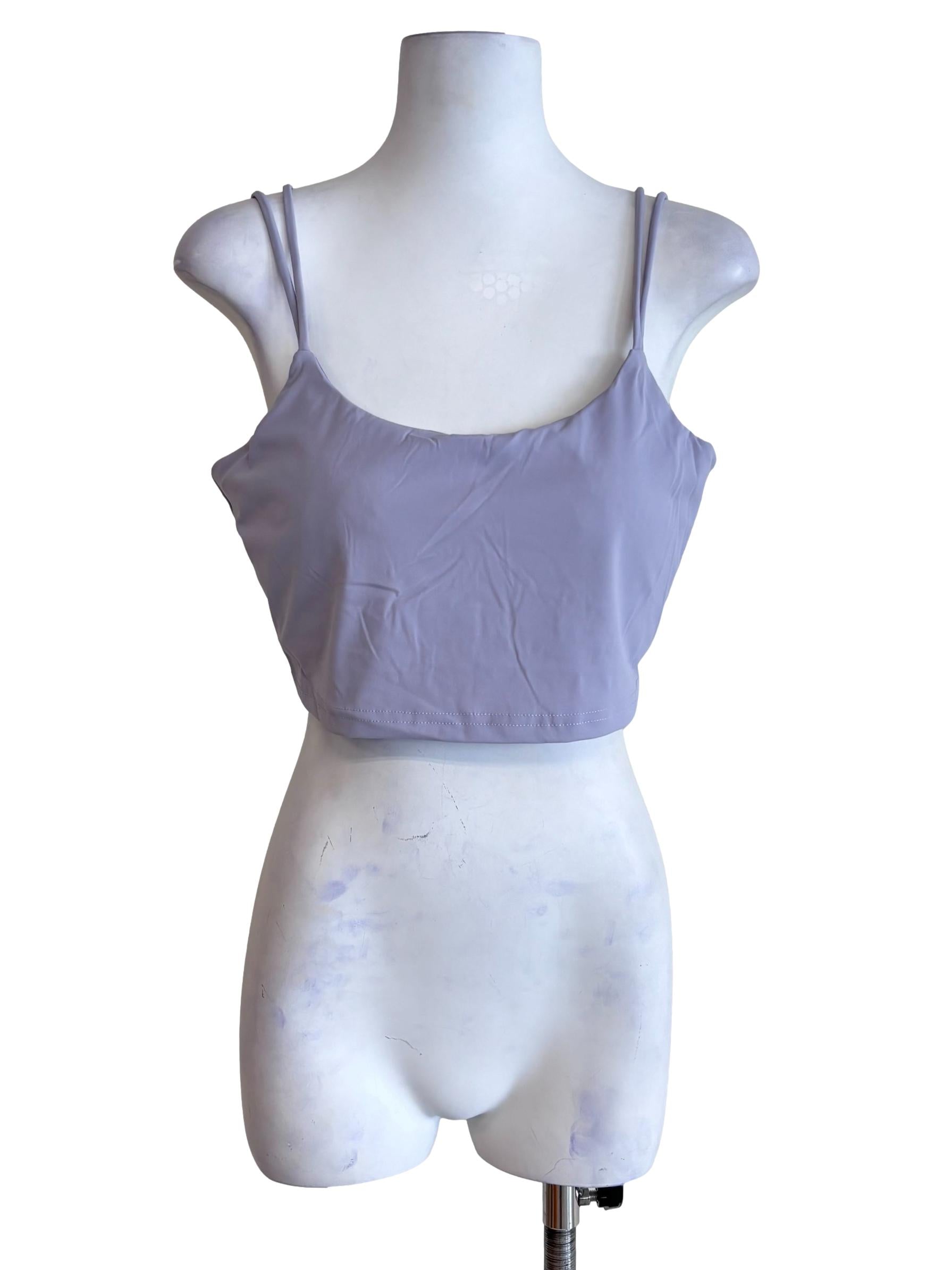 Purple Constance Double Strap Padded Top