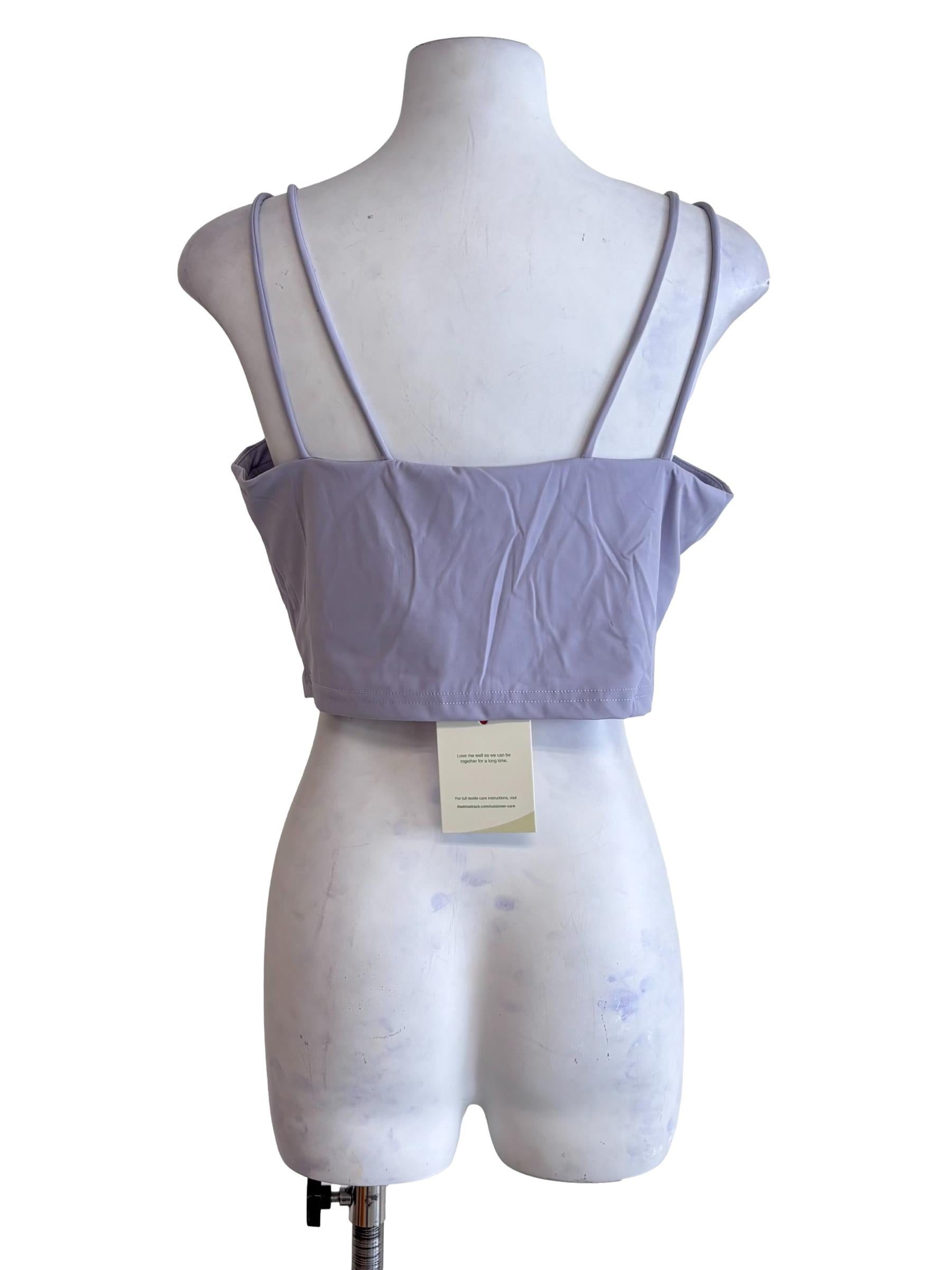 Purple Constance Double Strap Padded Top