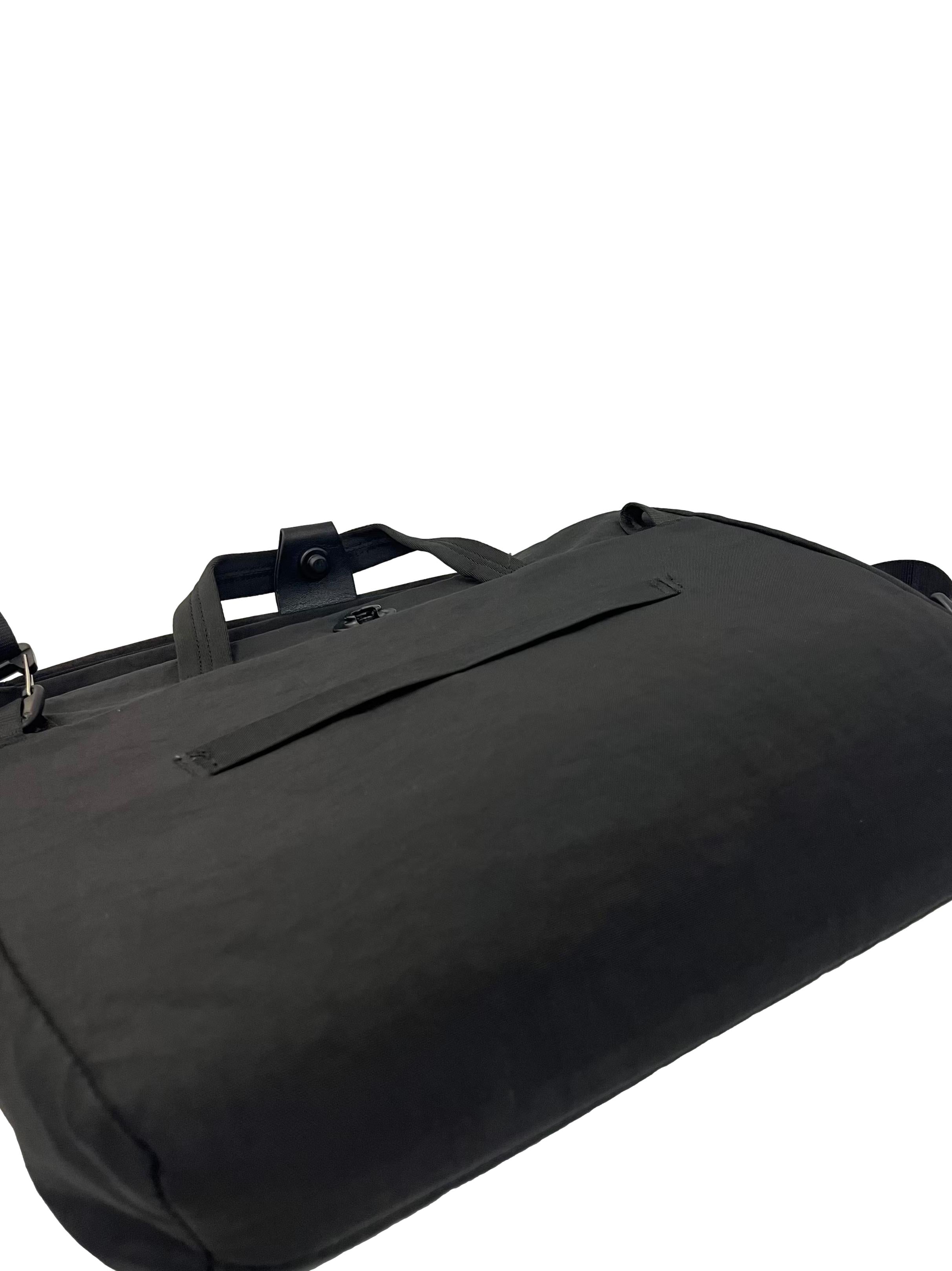 Black Nylon Tokyo Workbag Crossbody Bag With Adjustable Straps CSN