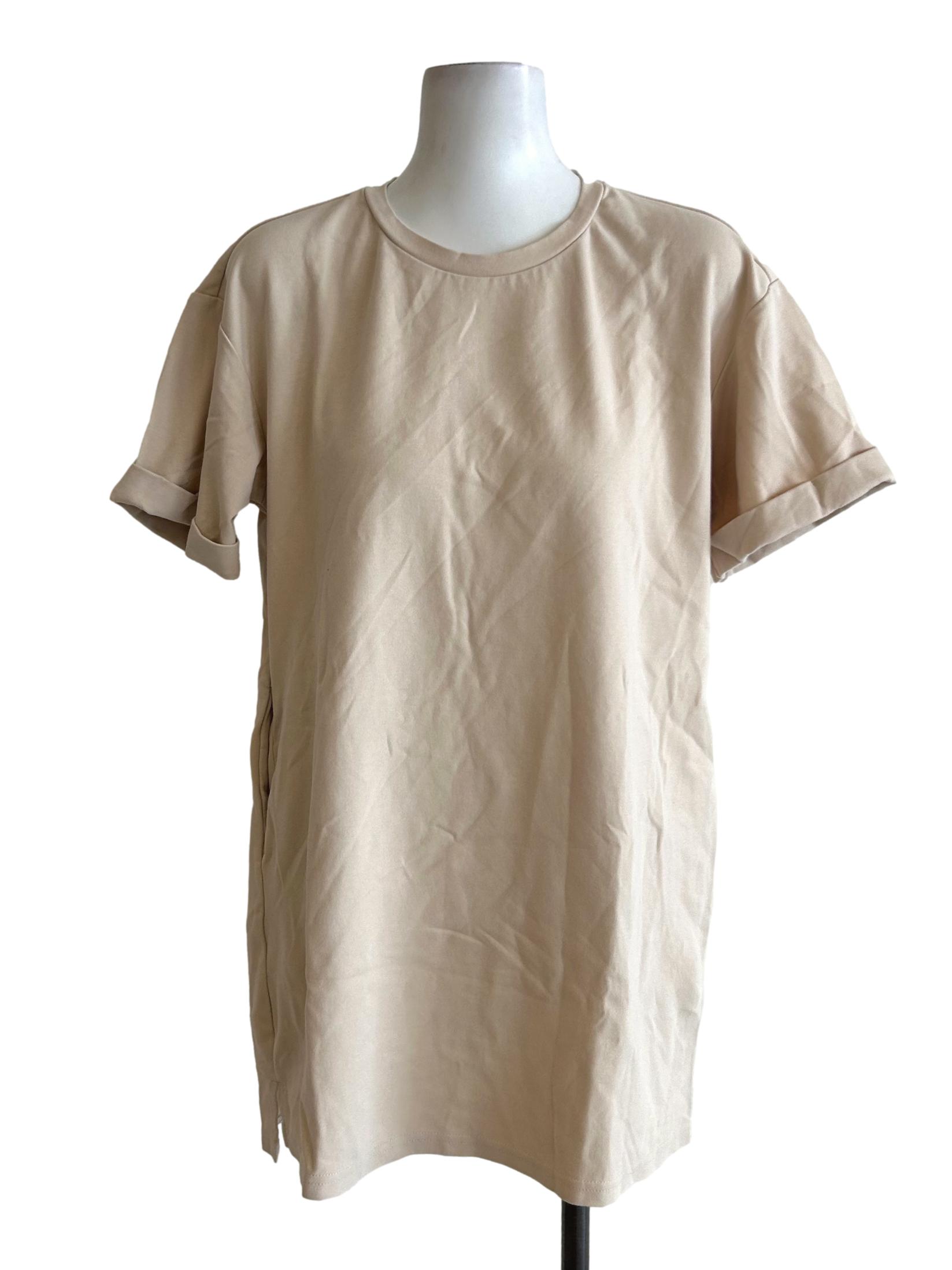 Beige Oversize T-Shirt