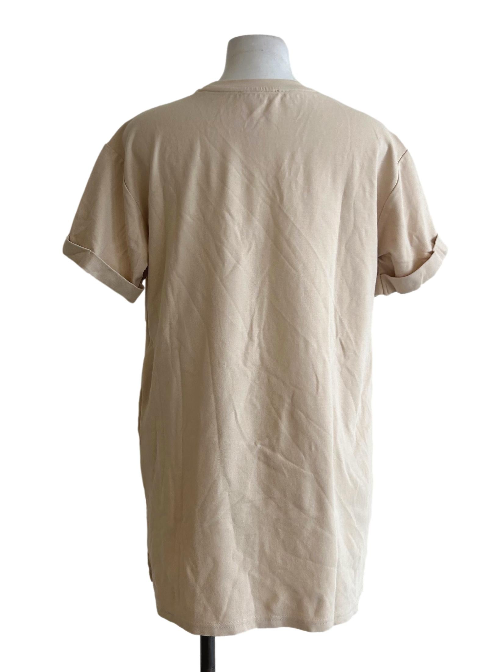 Beige Oversize T-Shirt