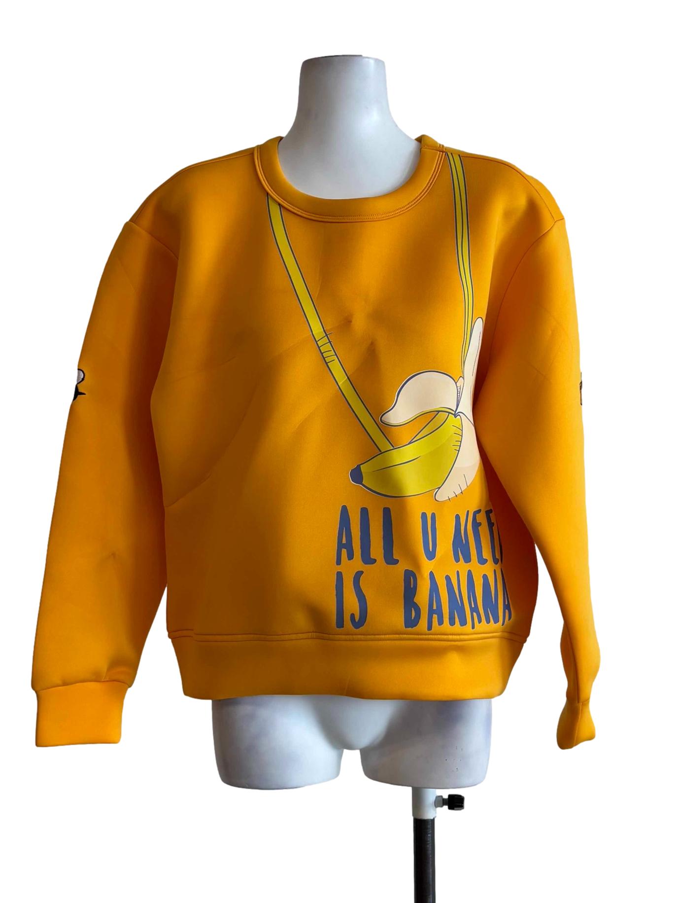 Yellow Graphic Jumper