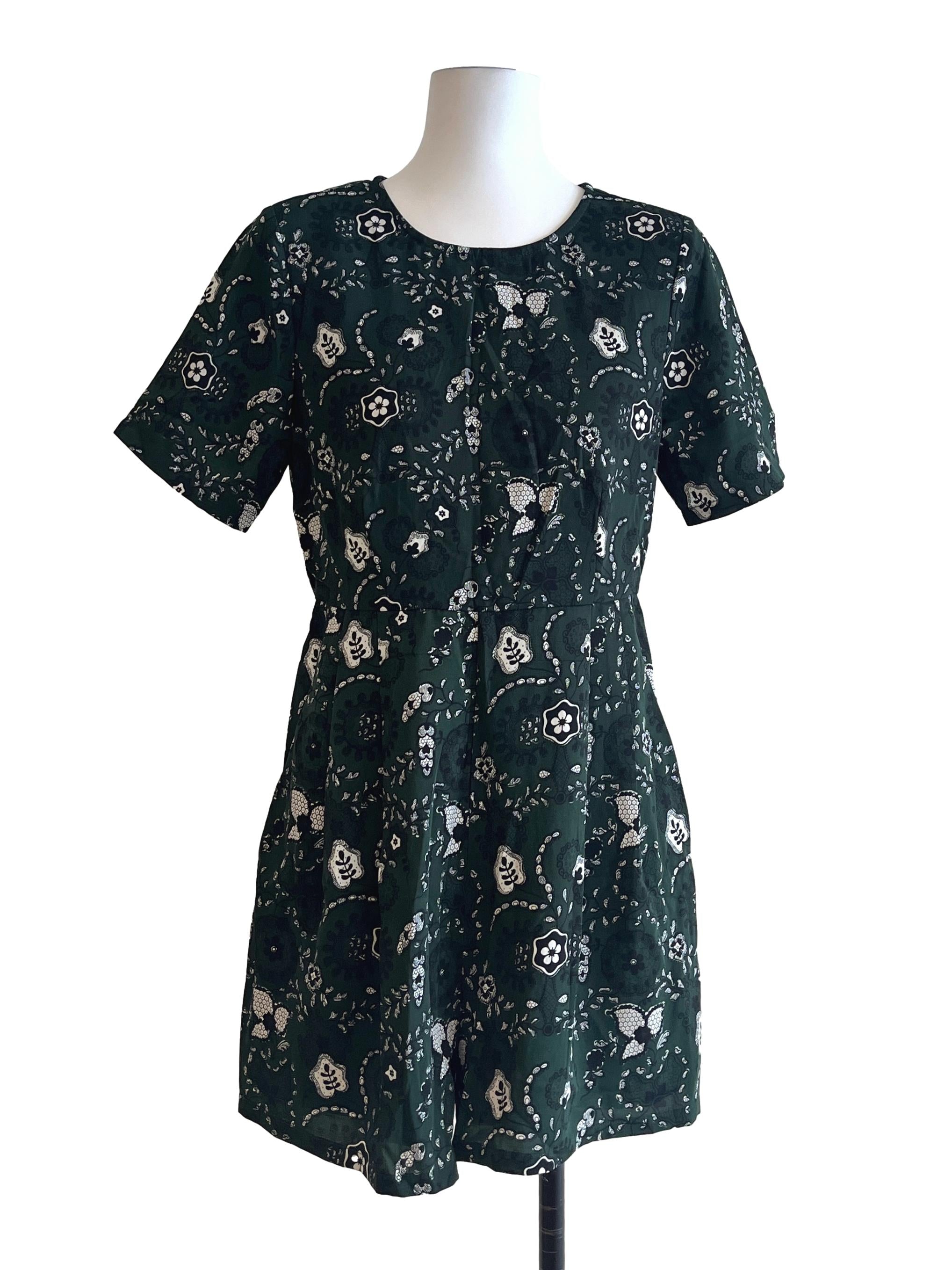 Emerald Green Halter Romper