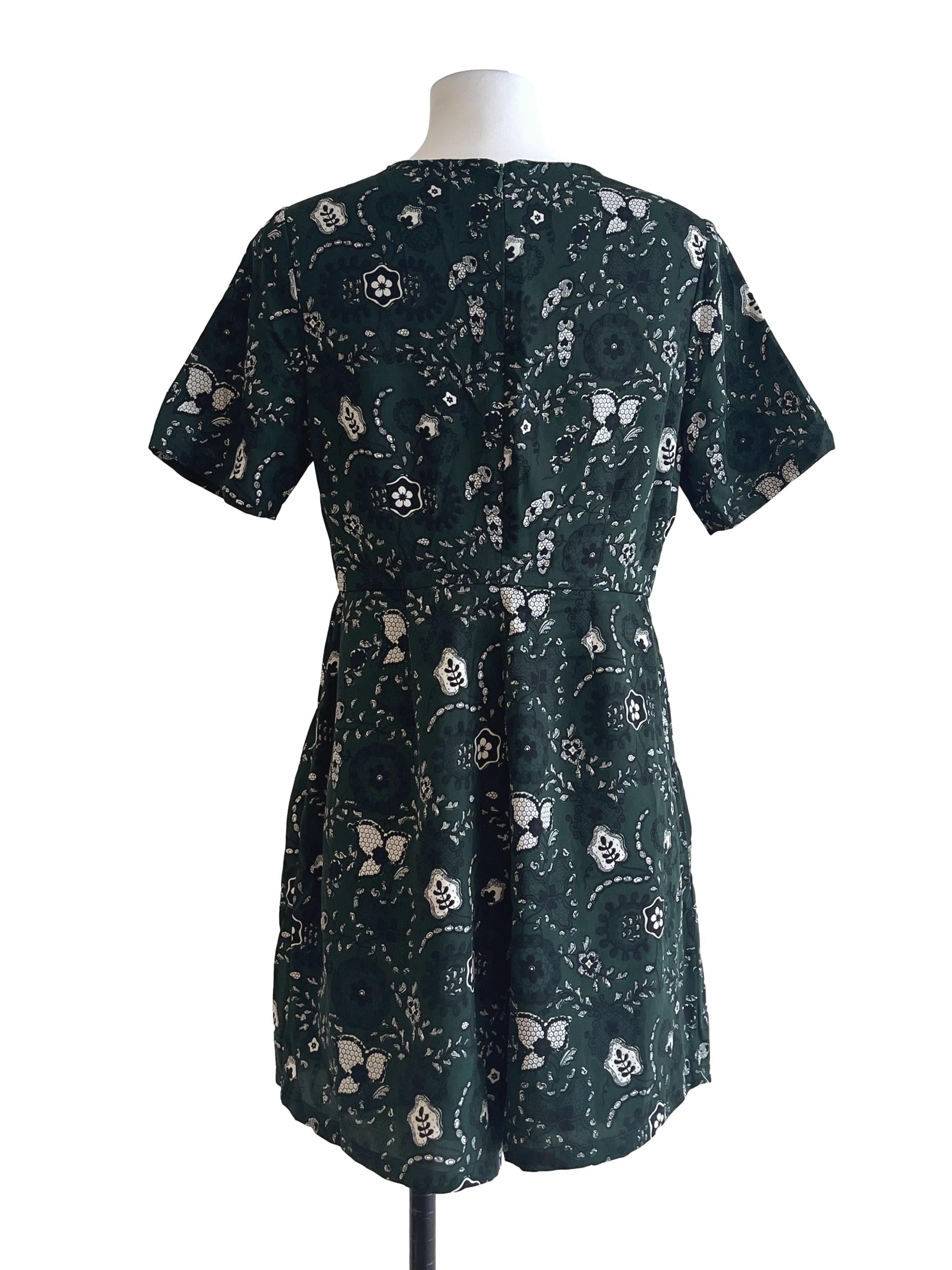 Emerald Green Halter Romper
