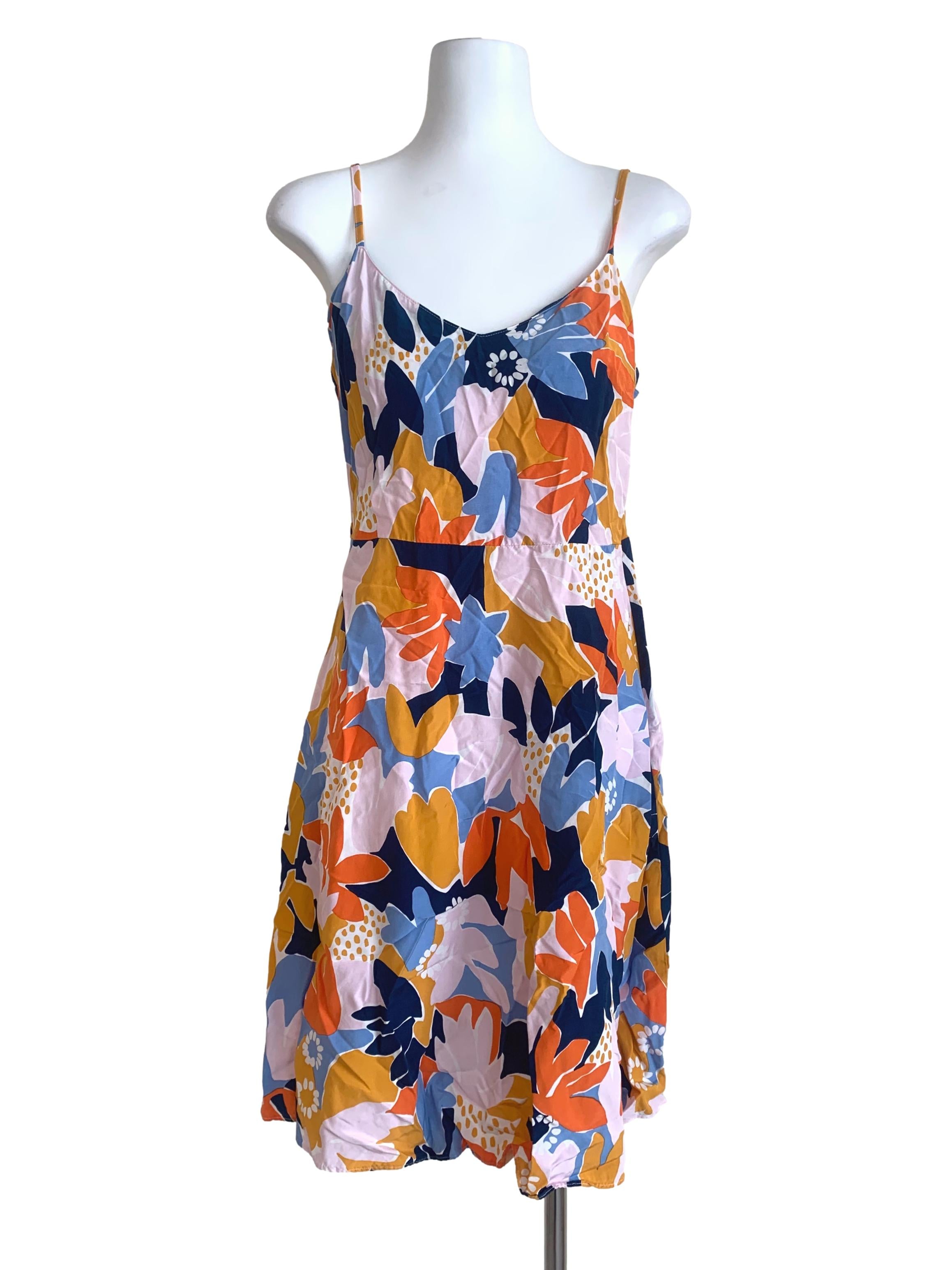 Orange Patterned Sundress