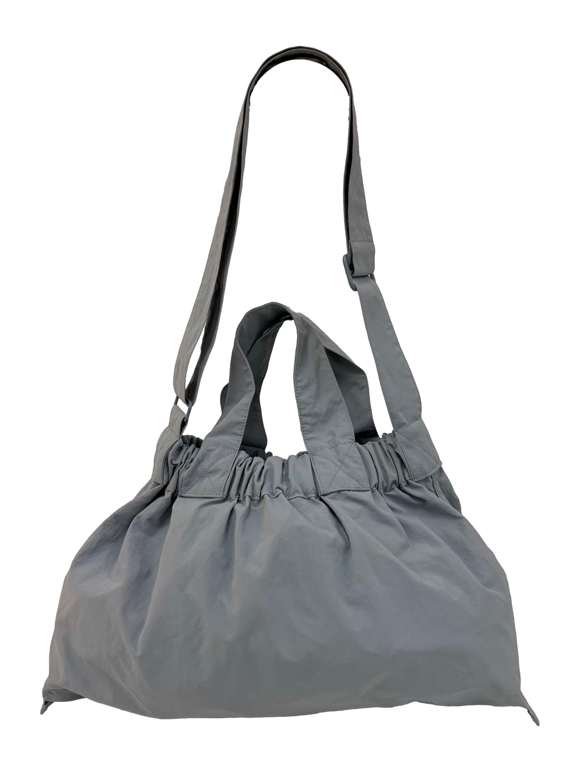 Light Blue Medium Dumpling Crossbody Bag