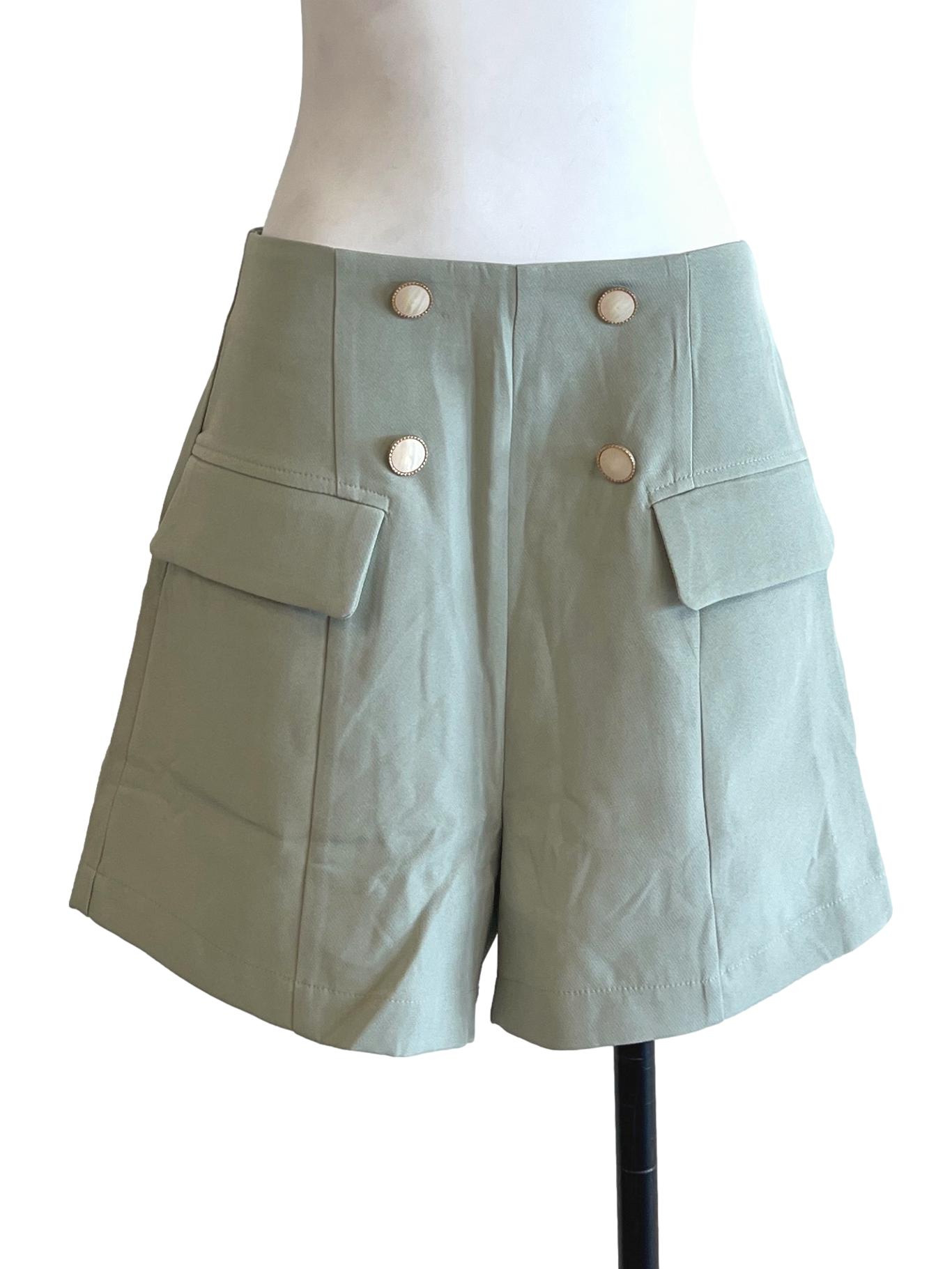 Pistachio Green Shorts