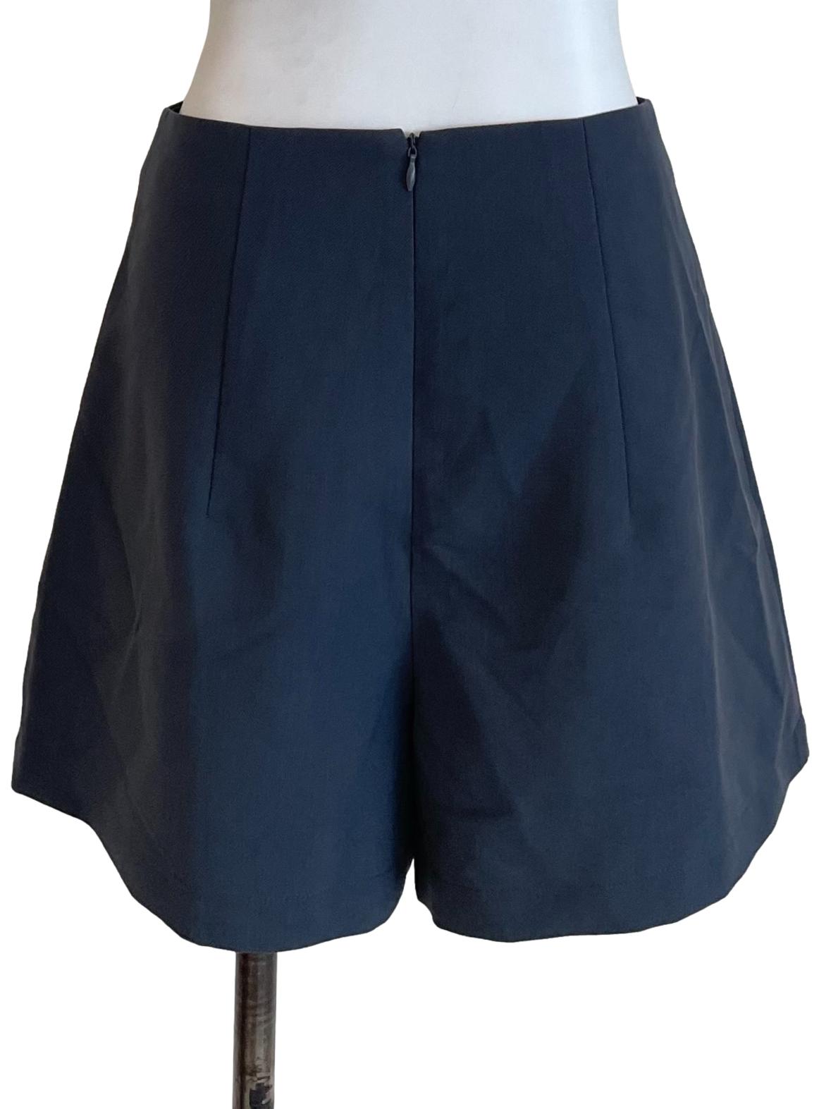 Iron Grey High Waist Shorts