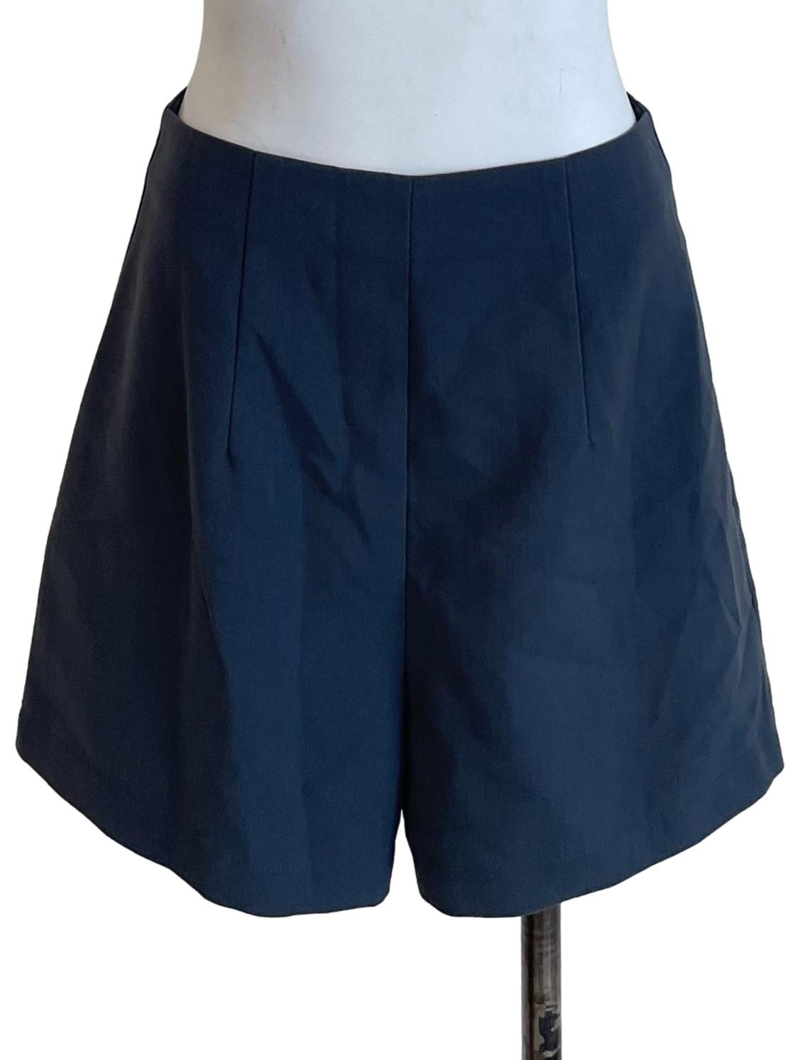 Iron Grey High Waist Shorts