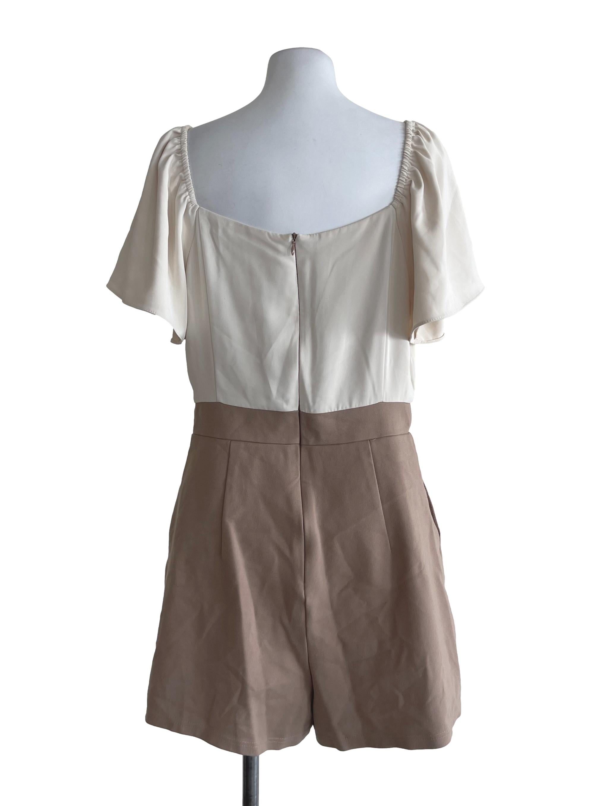 Dual Tone Minimalist Romper