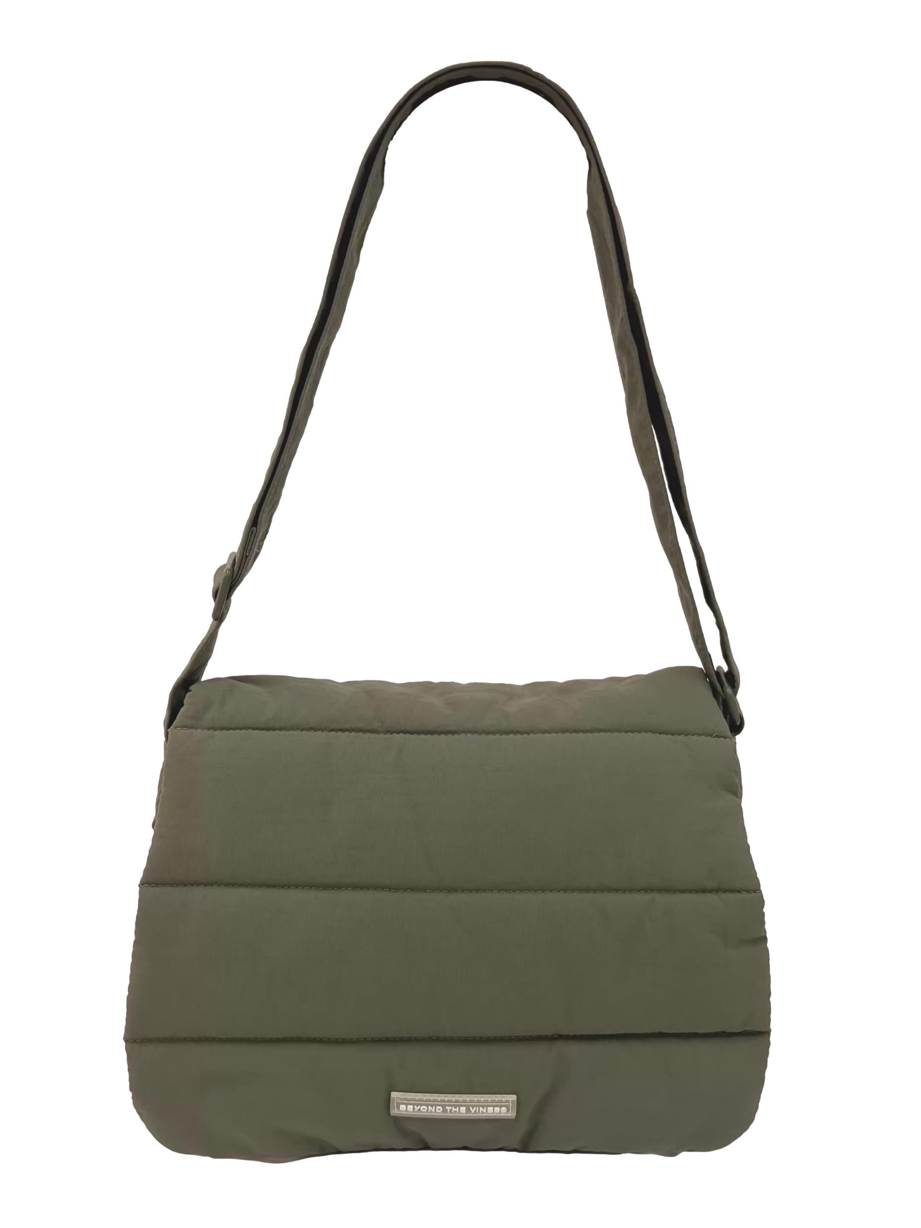 Moss Green Poofy Shoulder Bag