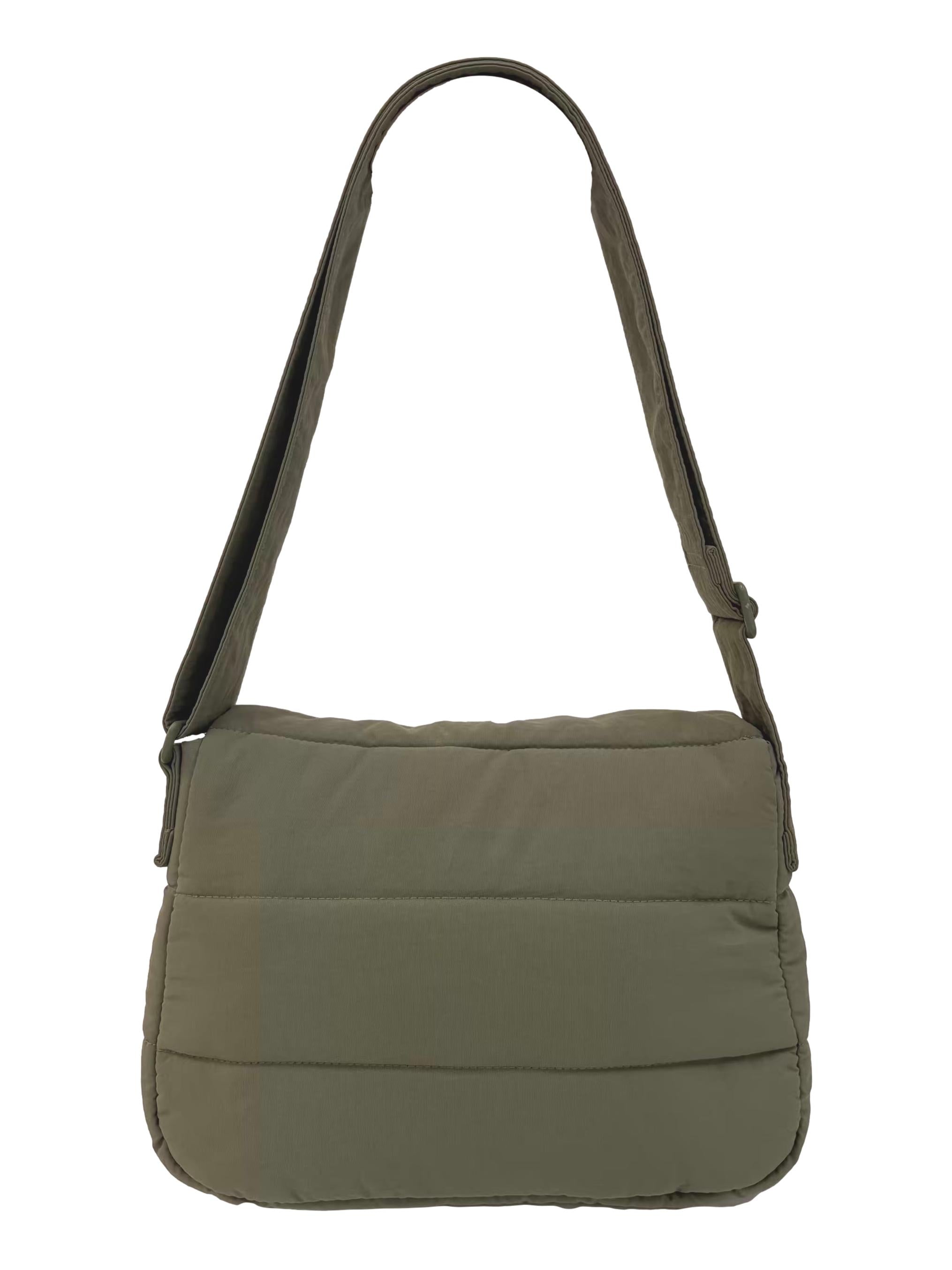 Moss Green Poofy Shoulder Bag