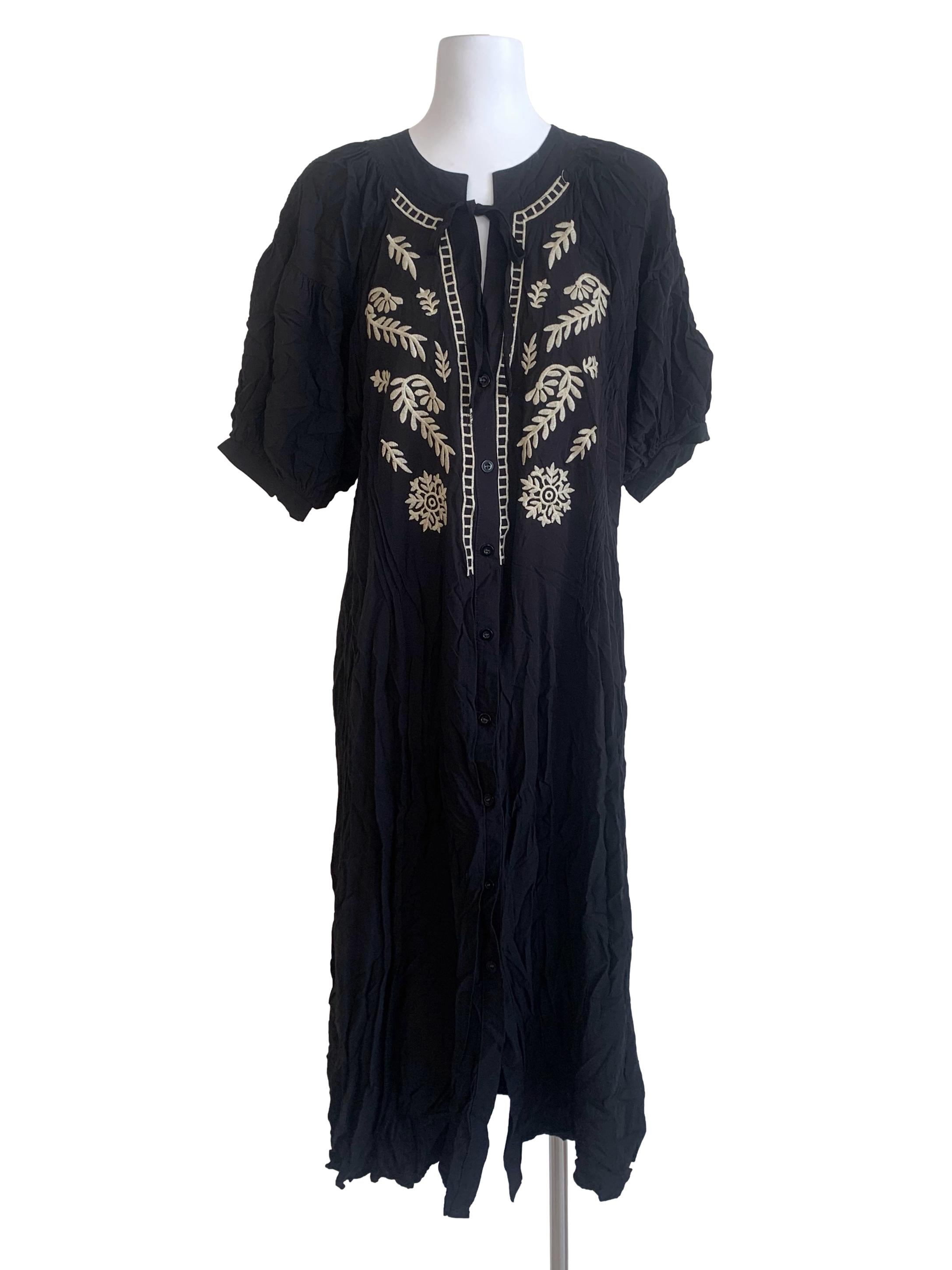 Black Patterned Dress