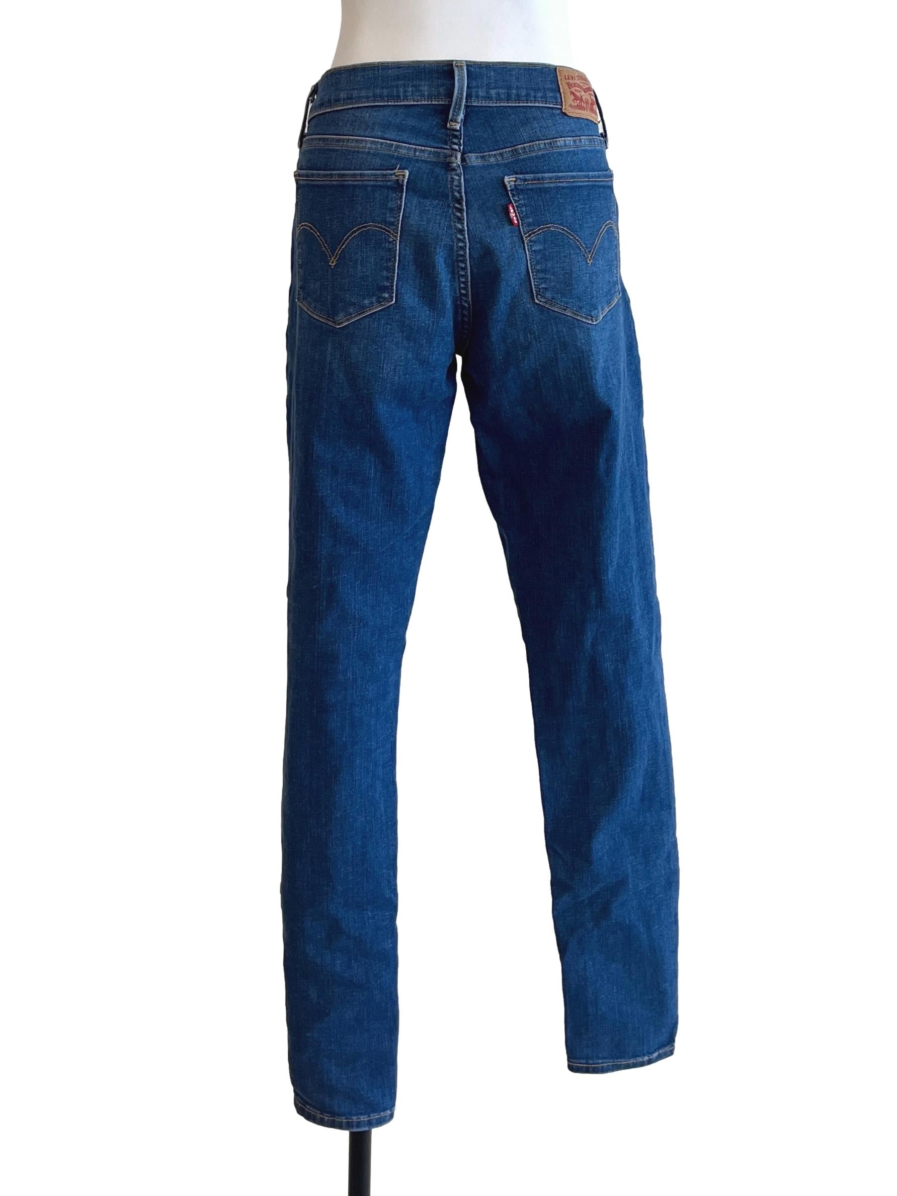 Denim Wash Blue Skinny Jeans