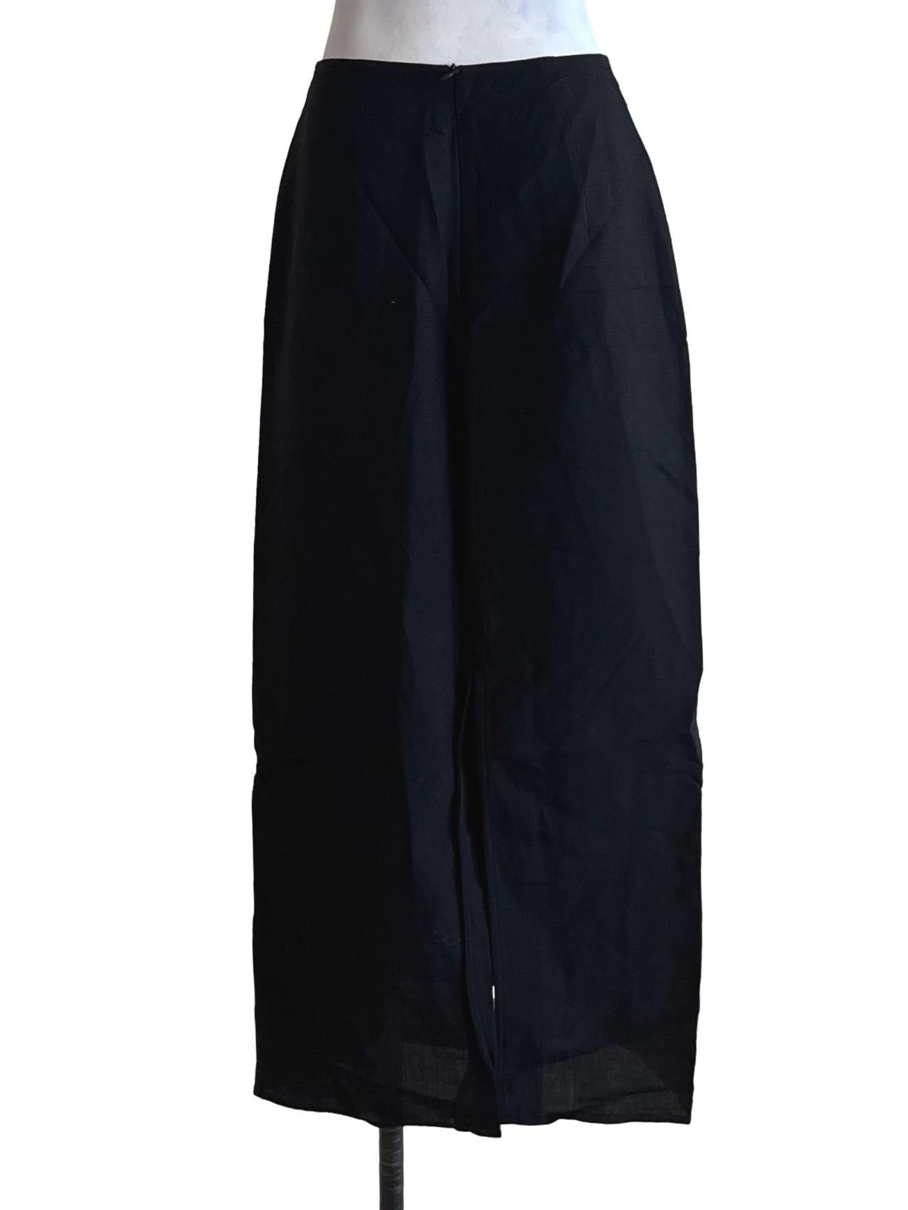 White High-Waisted A-Line Skirt