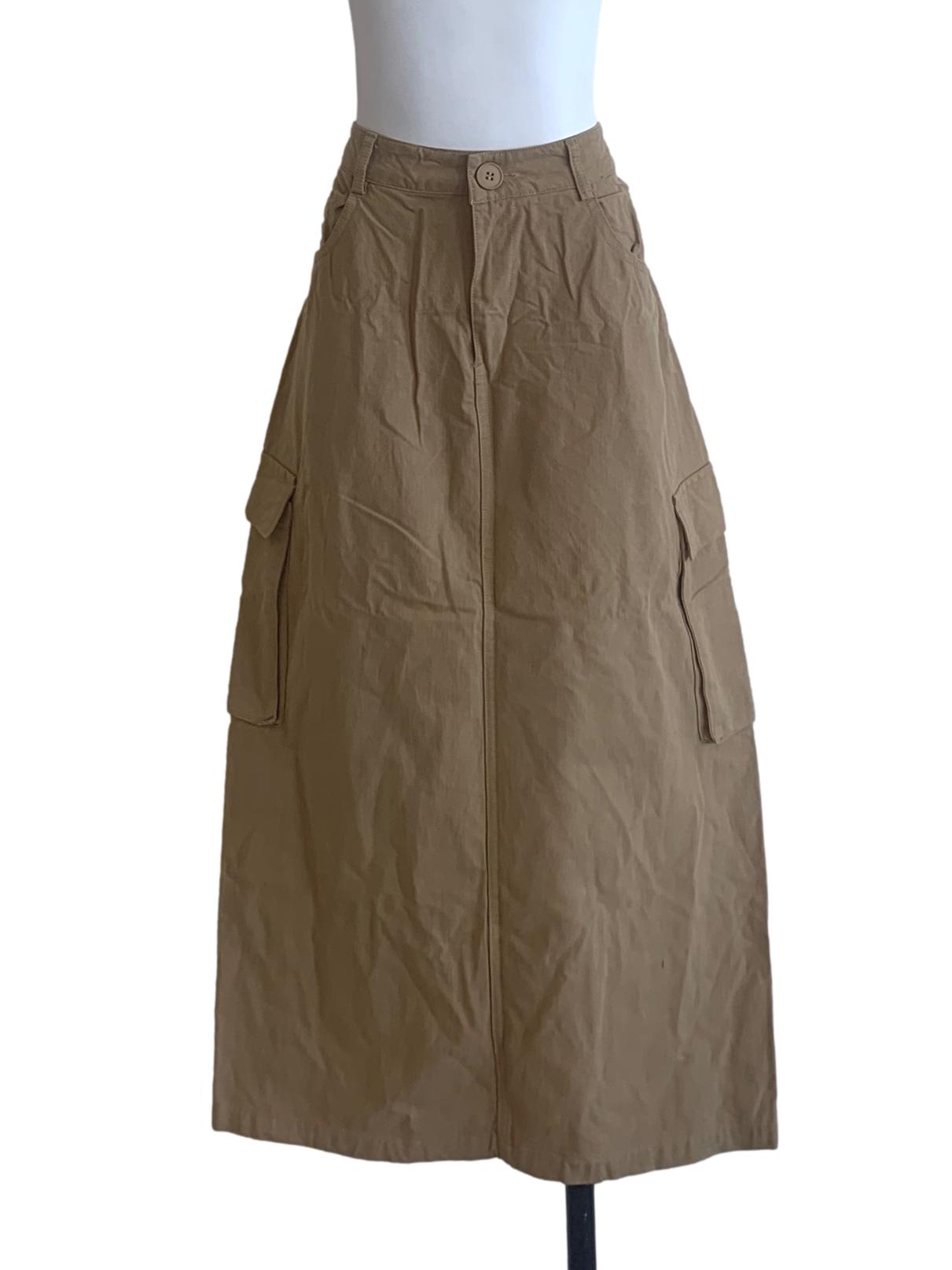 Dijon Beige Long Skirt