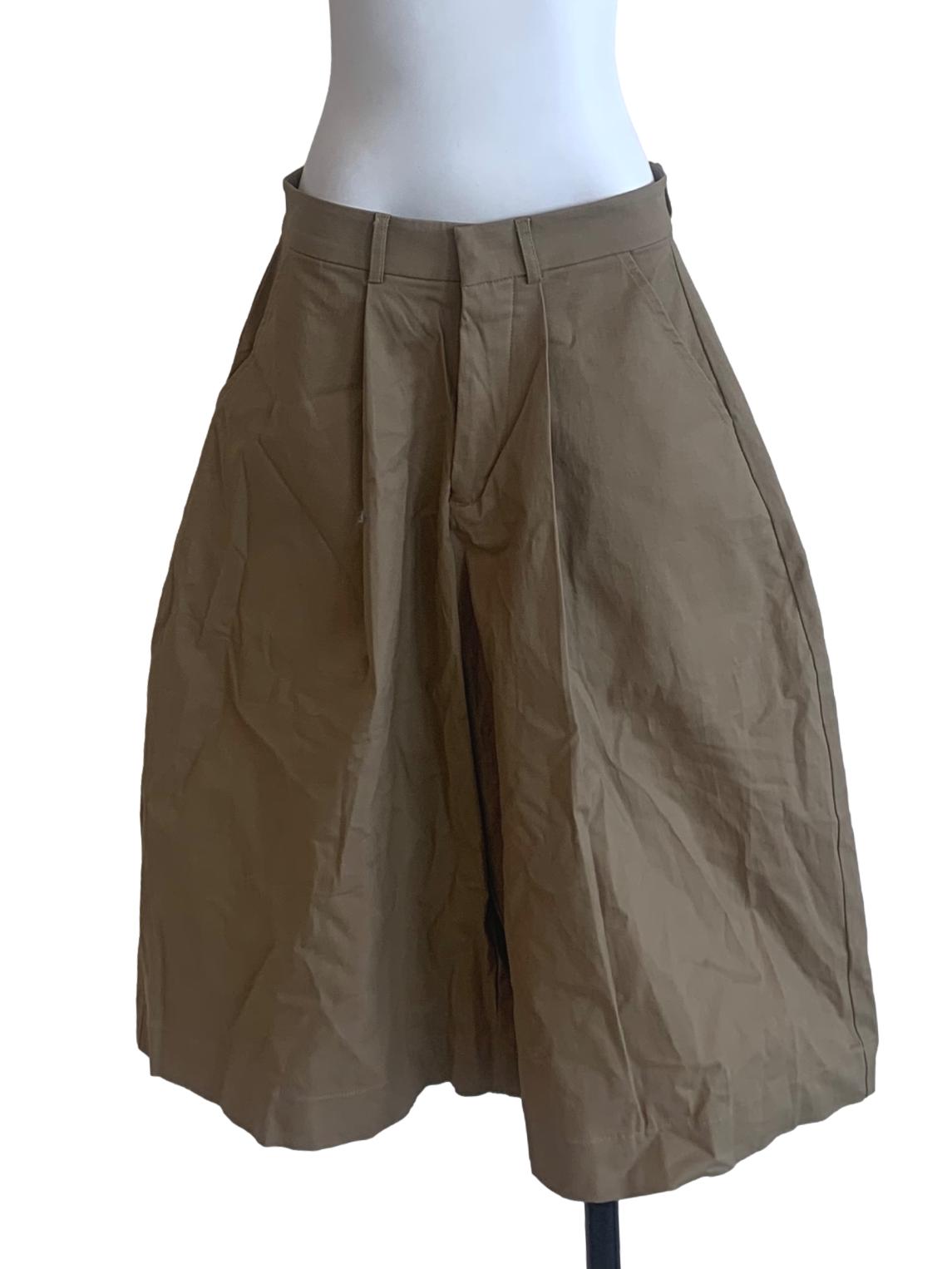 Hazelnut Beige Barrel Pants
