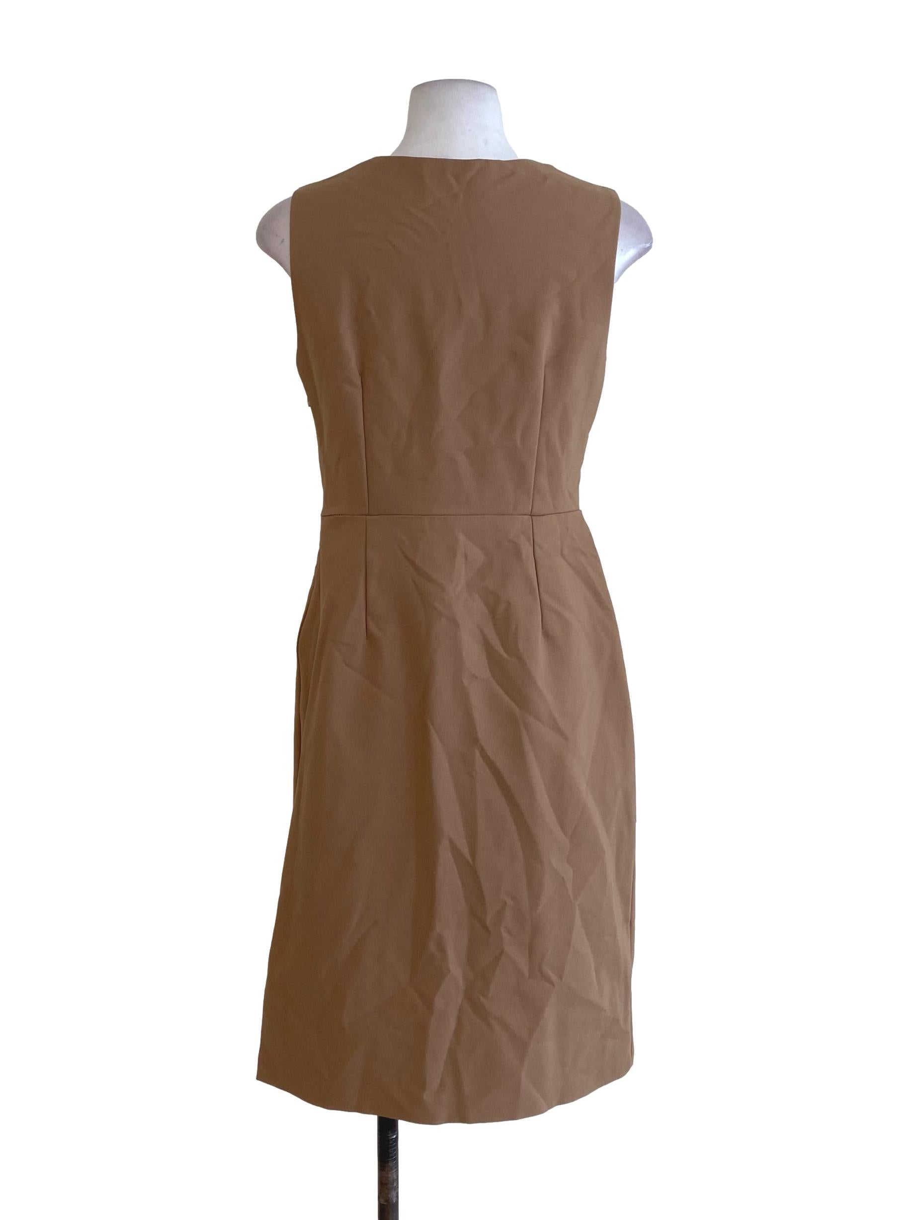 Brown Sheath Dress