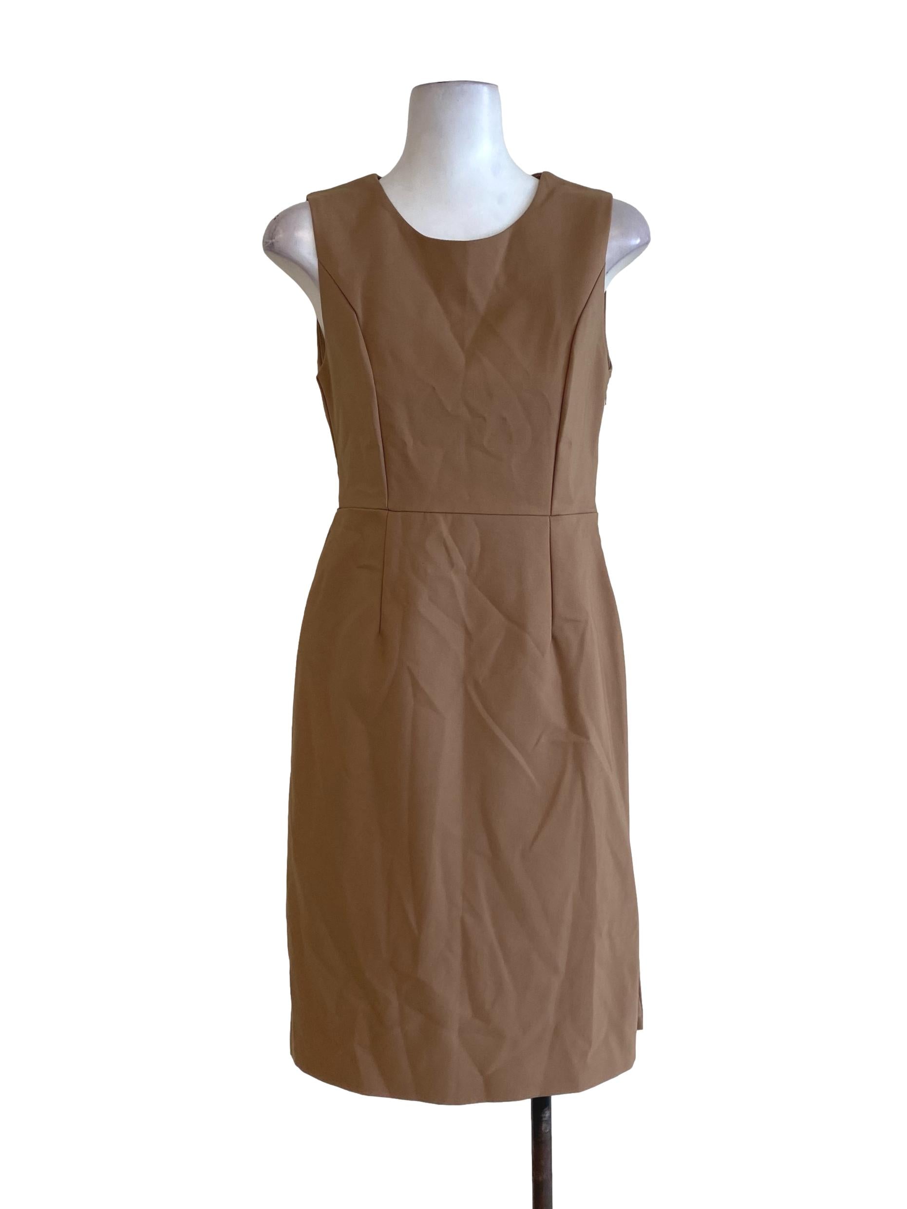 Brown Sheath Dress