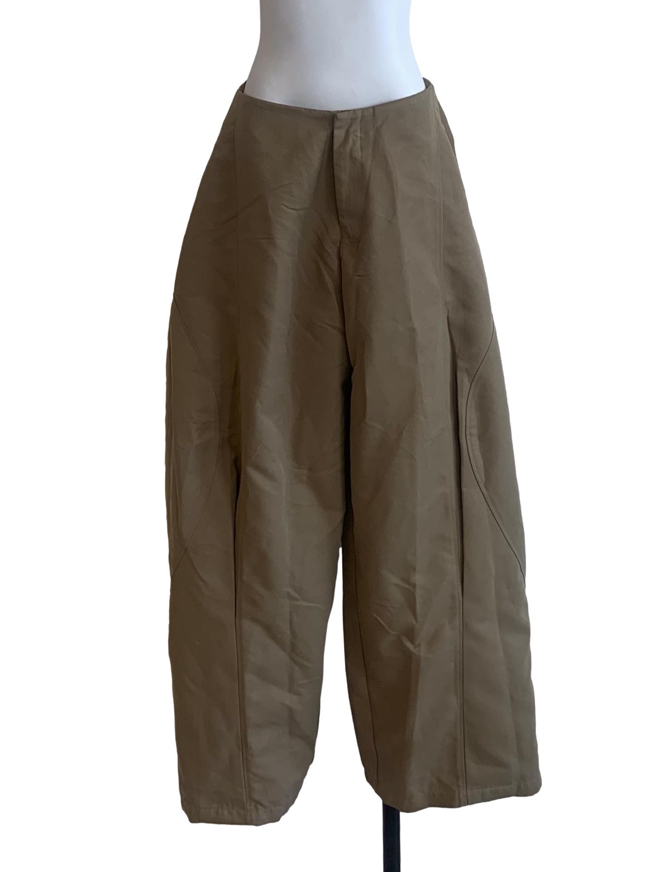 Sandcastle Beige Barrel Pants