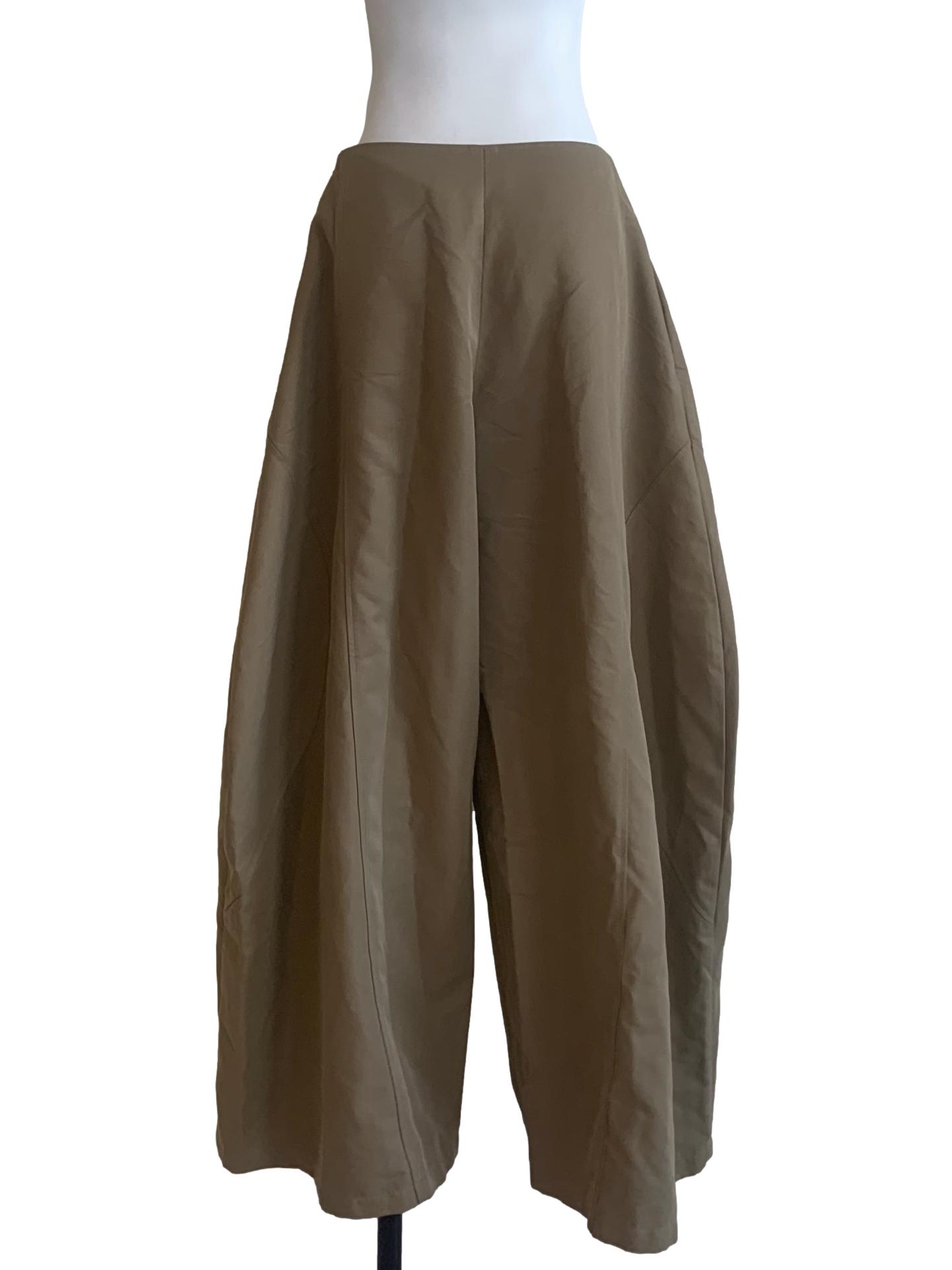 Sandcastle Beige Barrel Pants